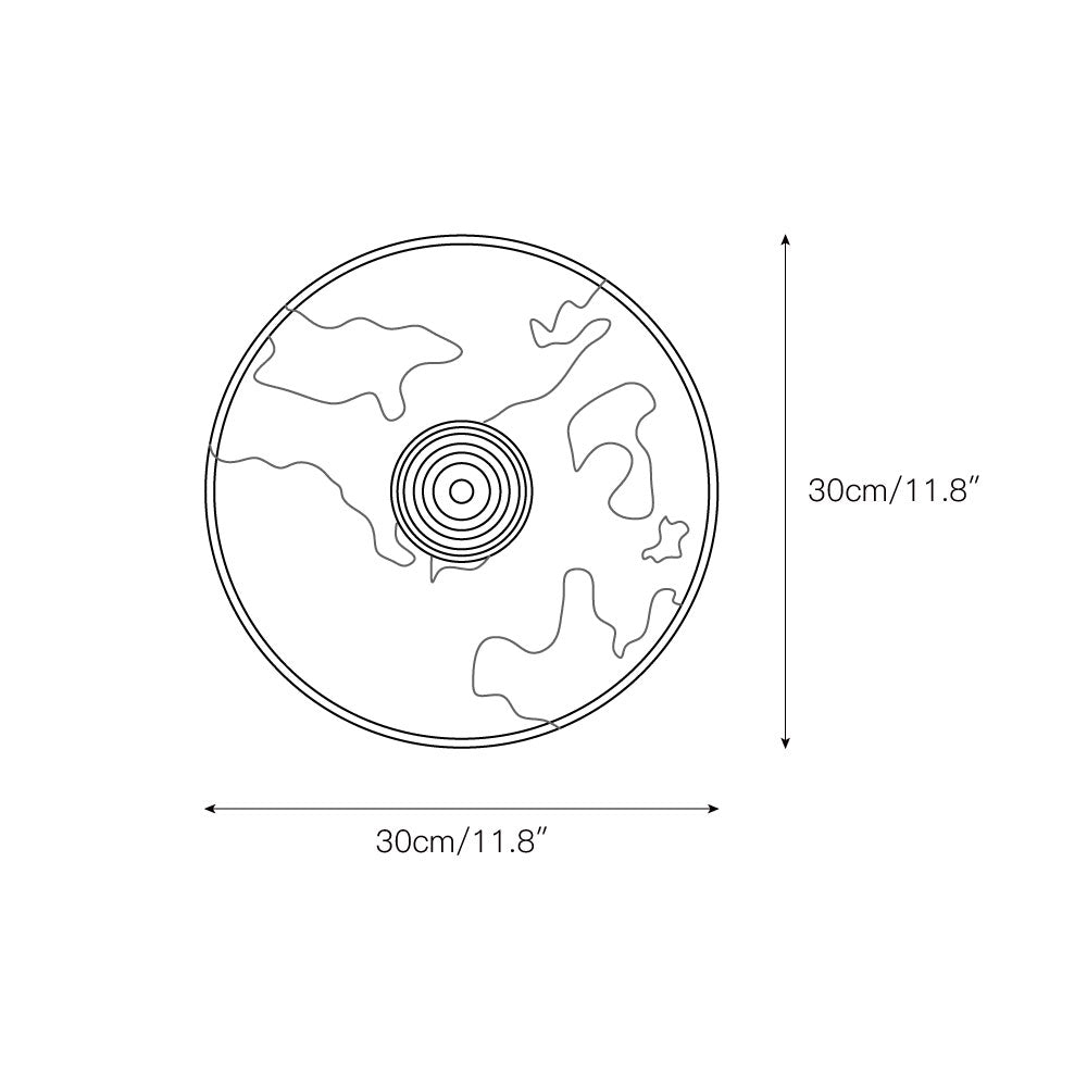 Olrine Moderne Minimaliste Marbre Métal Applique Murale - Neutralighting
