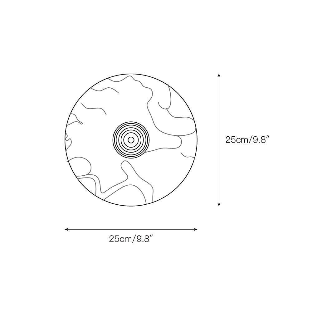 Olrine Moderne Minimaliste Marbre Métal Applique Murale - Neutralighting