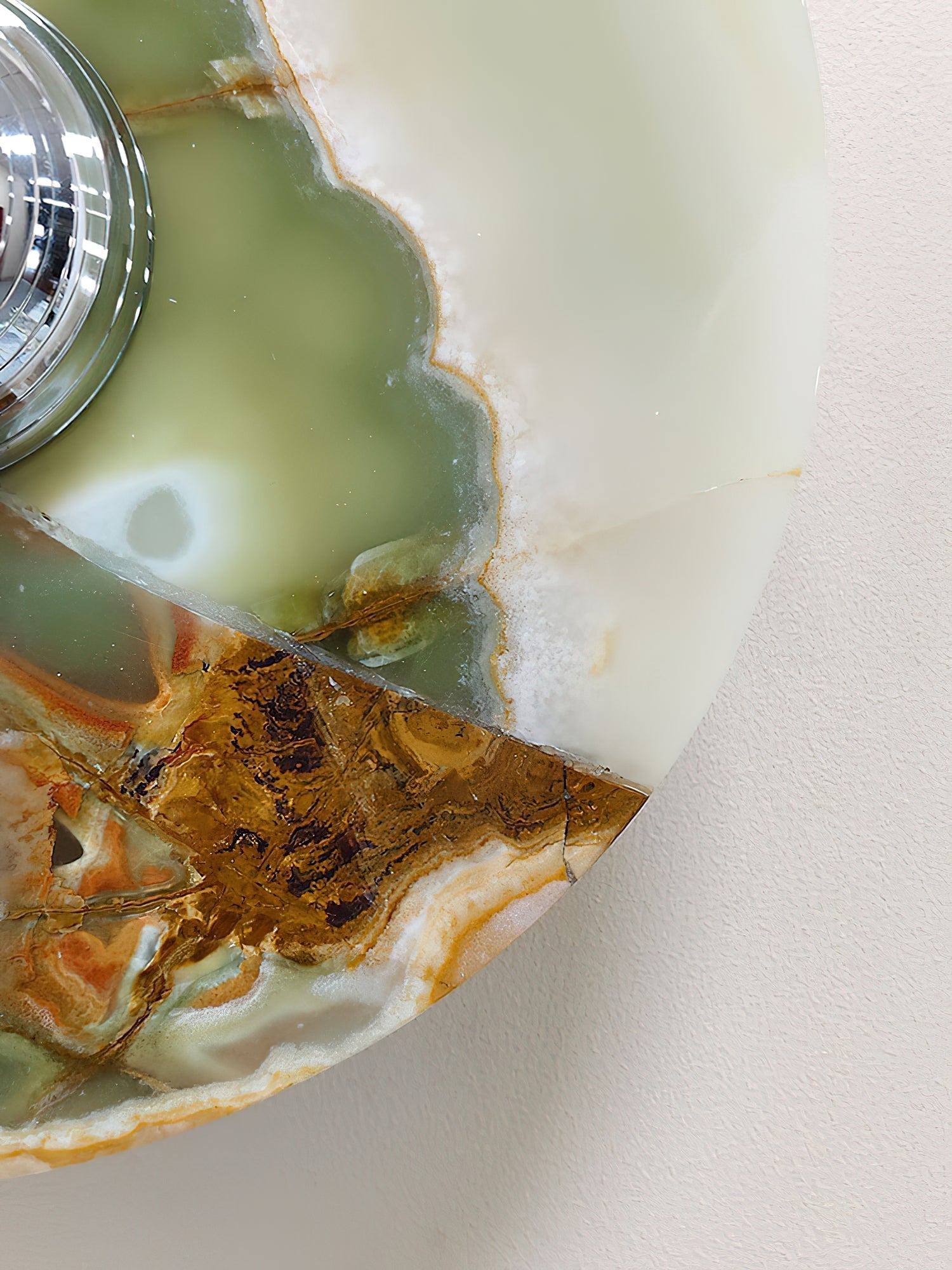 Olrine Moderne Minimaliste Marbre Métal Applique Murale - Neutralighting