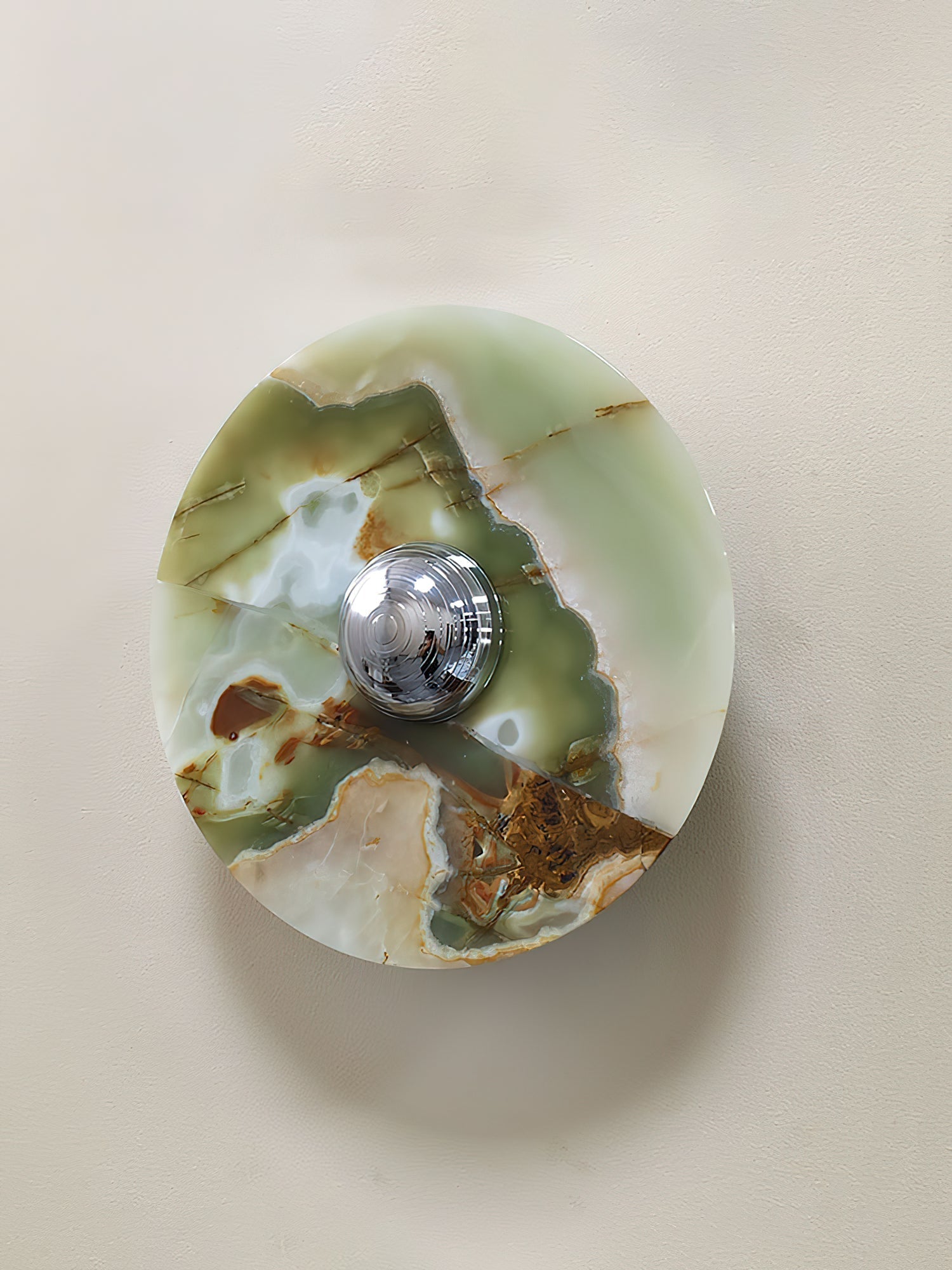 Olrine Moderne Minimaliste Marbre Métal Applique Murale - Neutralighting