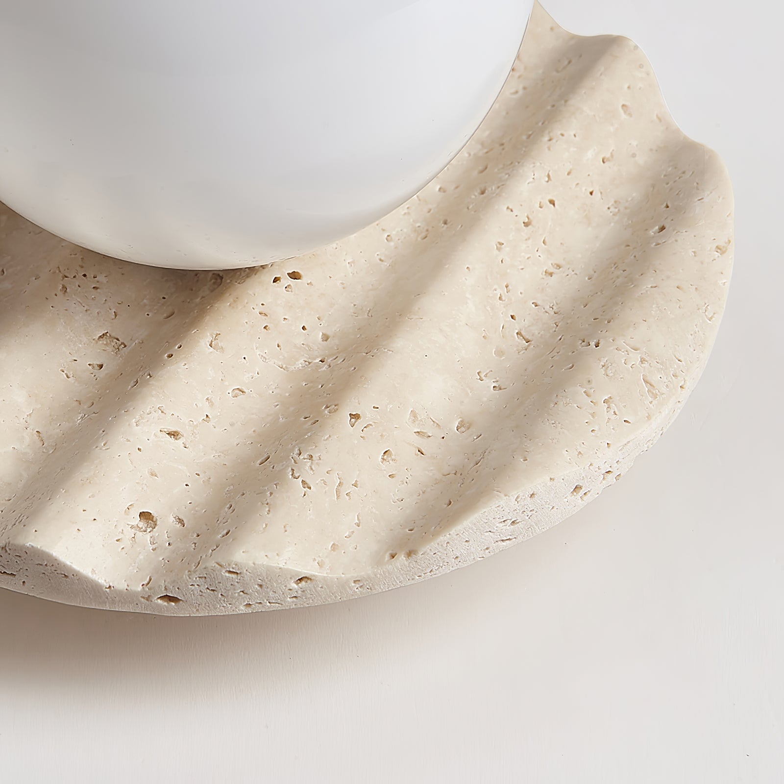 Travertine Wave Ceiling Light - Letslighting