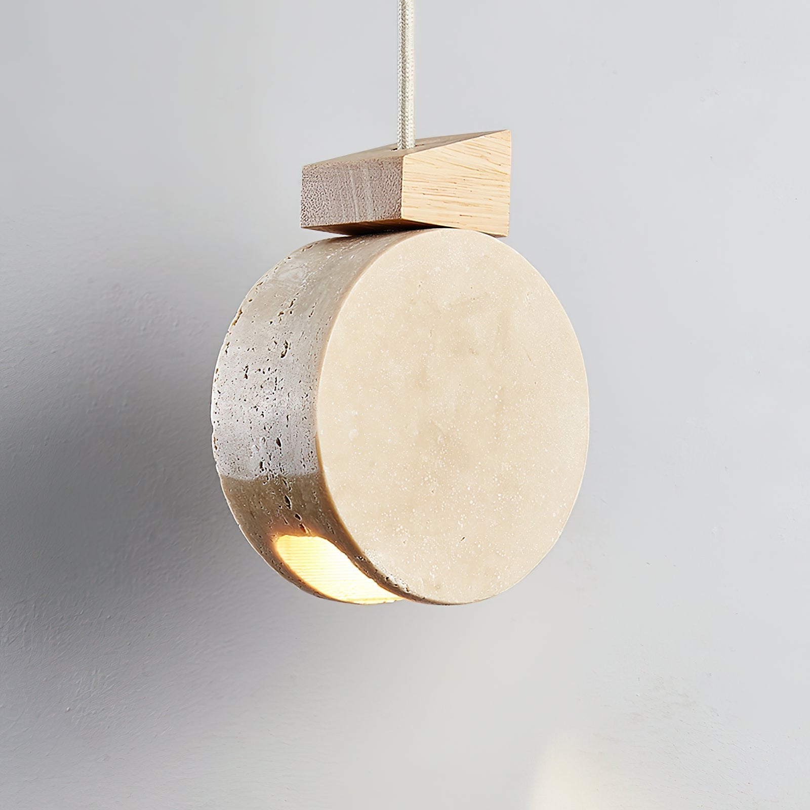 Ritta Lampe Pendante Minimaliste en Travertin - Neutralighting