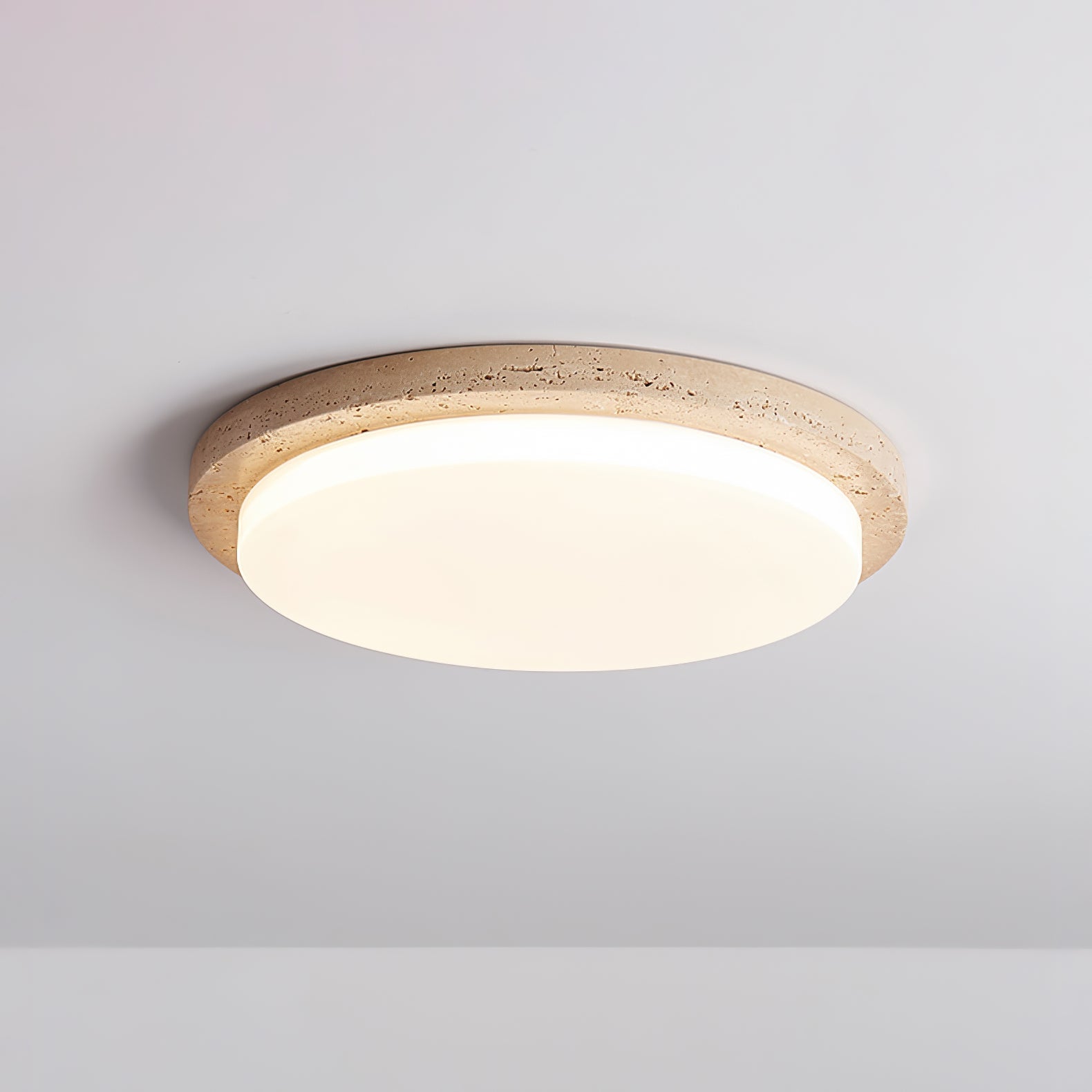 Etala Lisse-Bord Travertin Plafonnier - Neutralighting