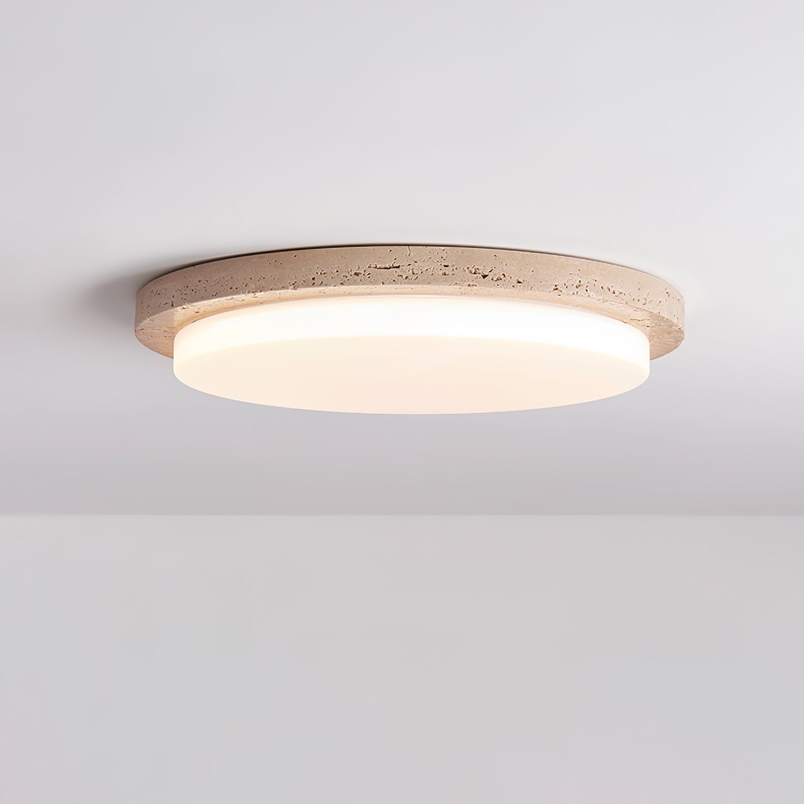 Etala Lisse-Bord Travertin Plafonnier - Neutralighting