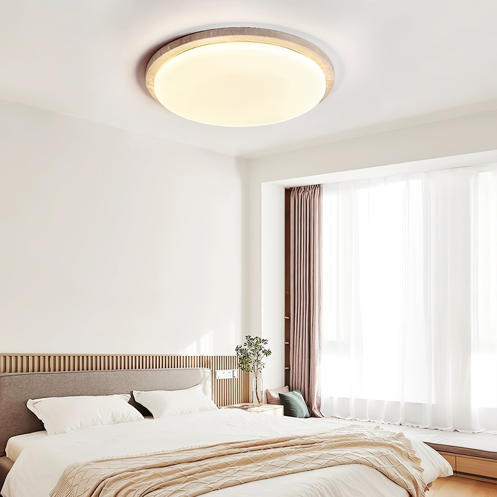 Etala Lisse-Bord Travertin Plafonnier - Neutralighting