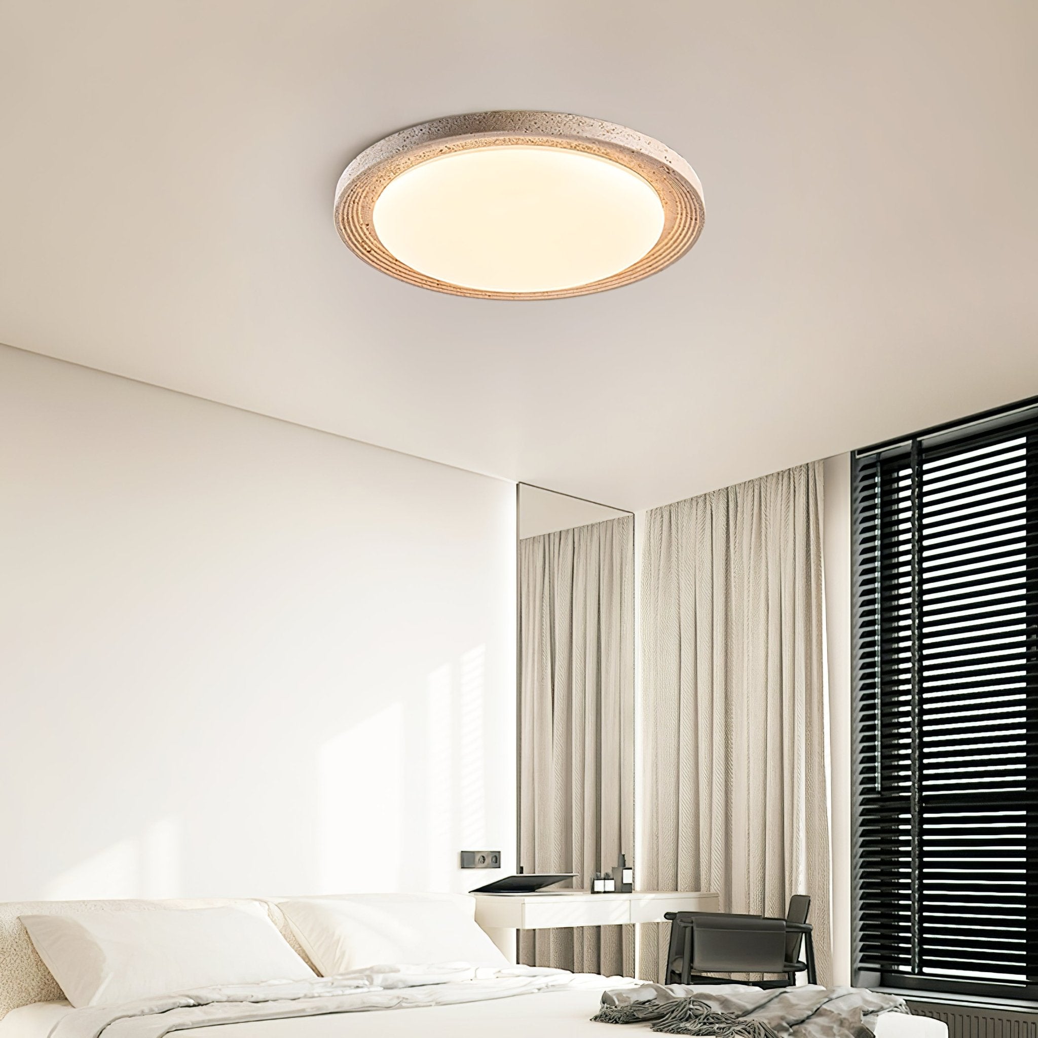 Orinir Lumière de Plafond Minimaliste en Travertin - Neutralighting