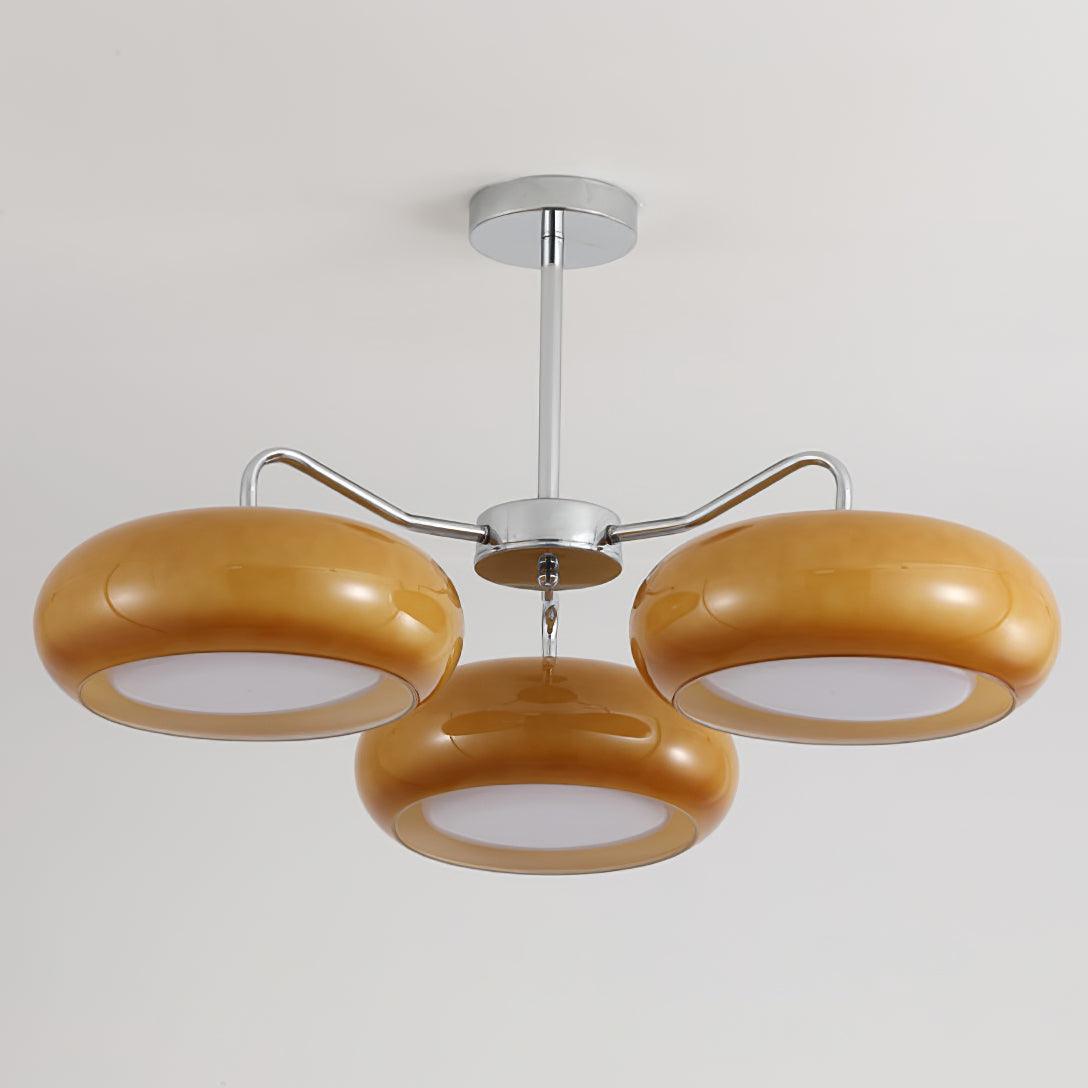 Tetra Plafonnier Triple Globe Rétro Moderne Salon - Neutralighting