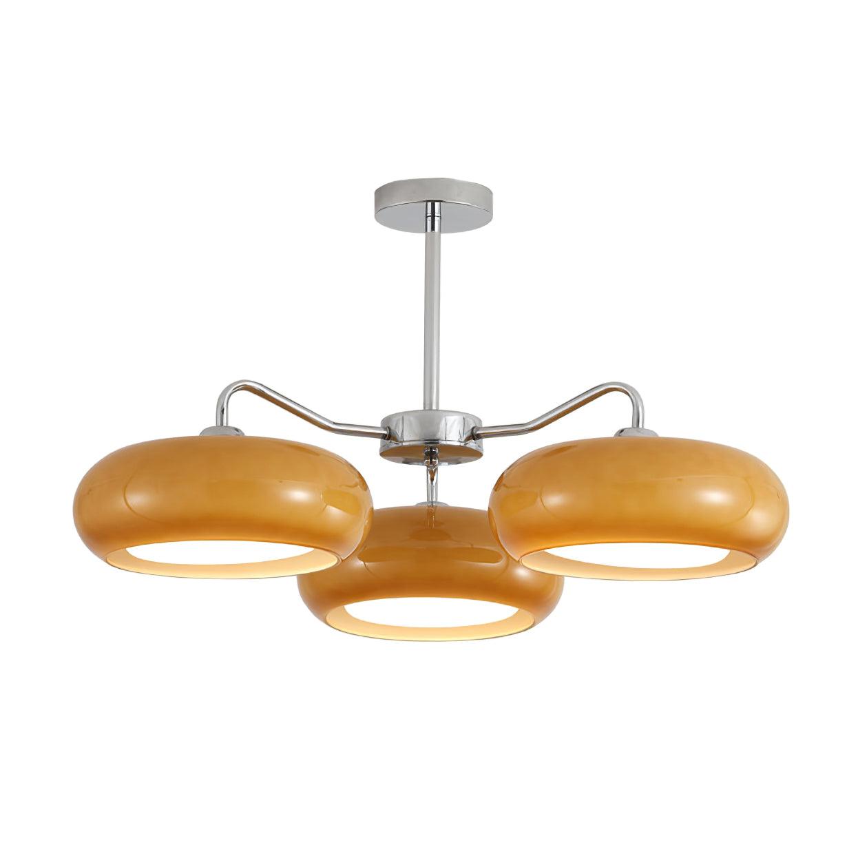 Tetra Plafonnier Triple Globe Rétro Moderne Salon - Neutralighting