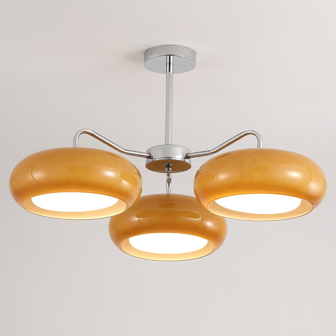 Tetra Plafonnier Triple Globe Rétro Moderne Salon - Neutralighting