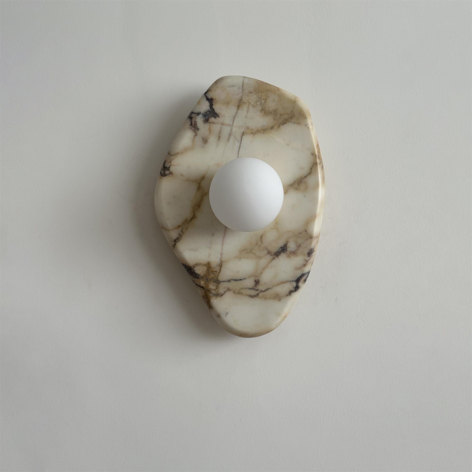 Mylirira Moderne Minimaliste Marbre Verre Applique Murale - Neutralighting