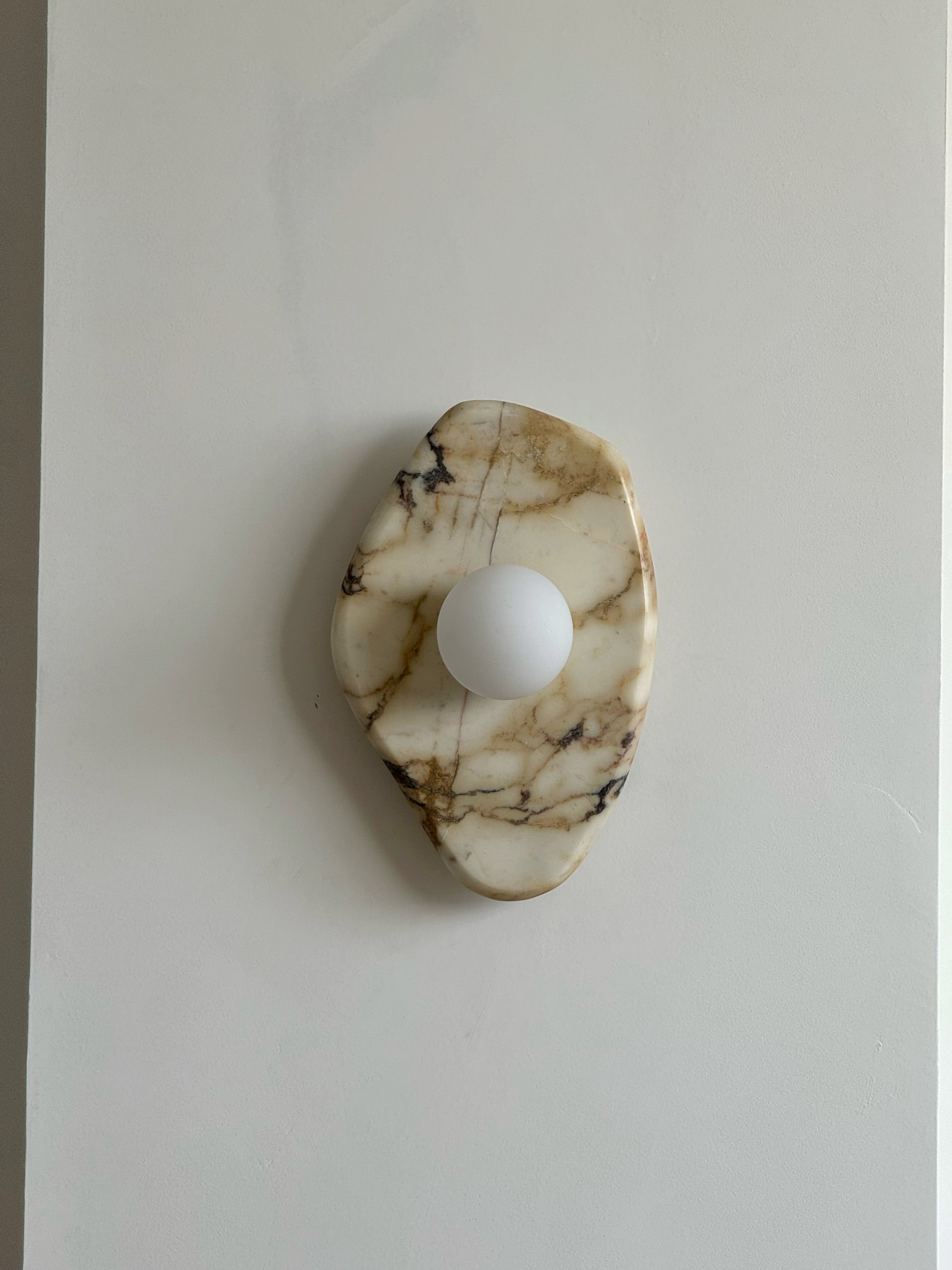 Mylirira Moderne Minimaliste Marbre Verre Applique Murale - Neutralighting