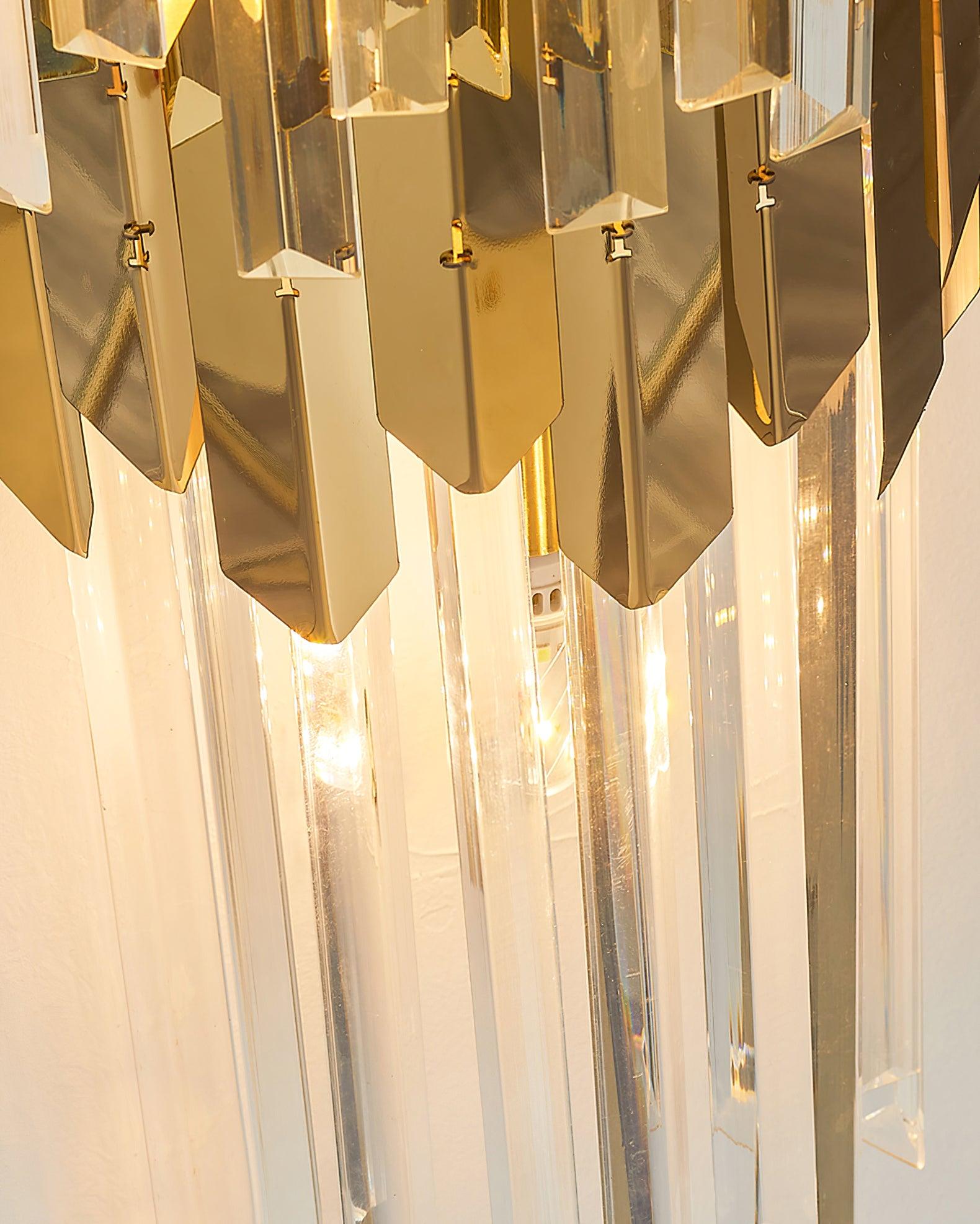 Abrahamson Nordic Art Trois Couches Cristal Luminaire Mural - Neutralighting