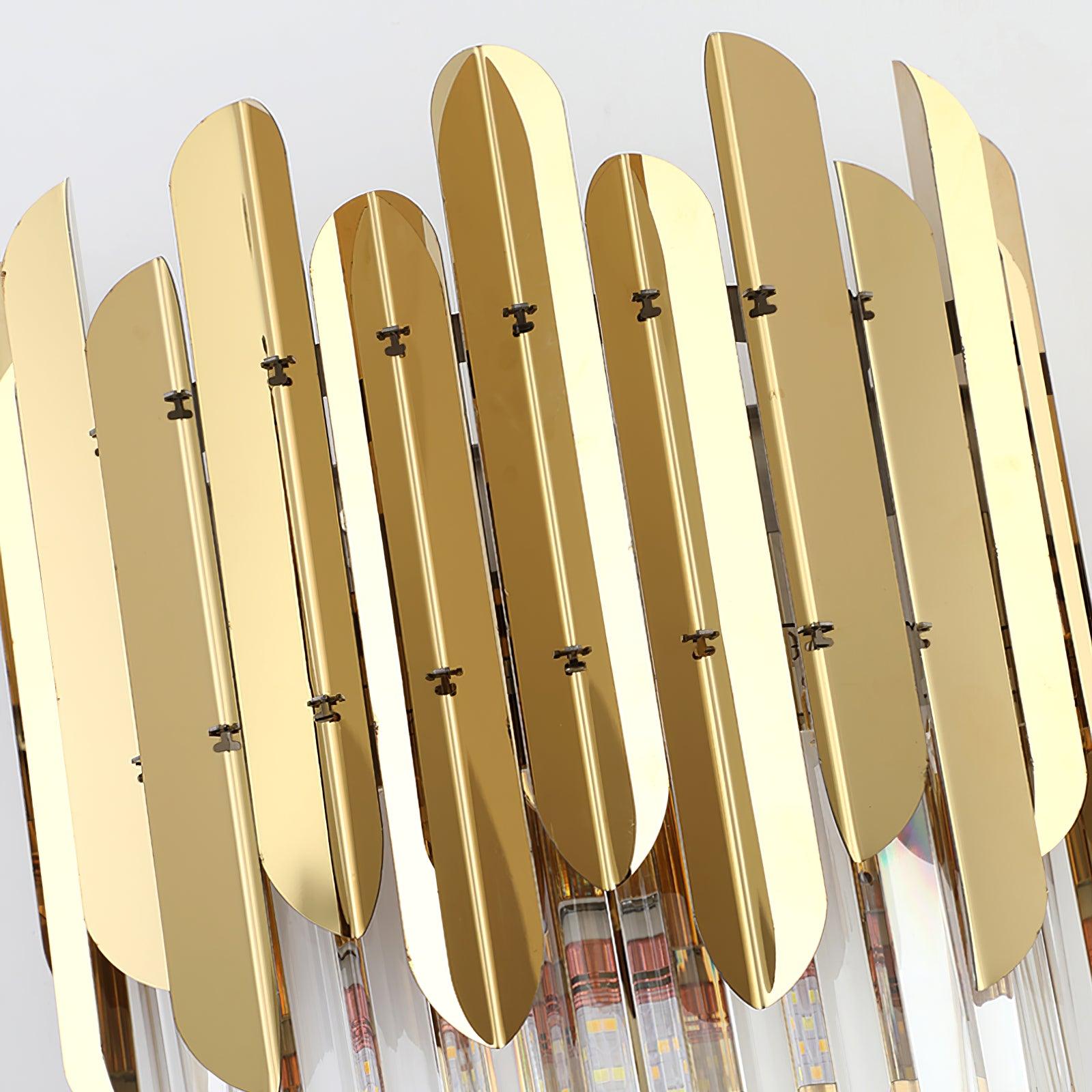 Abrahamson Nordic Art Trois Couches Cristal Luminaire Mural - Neutralighting