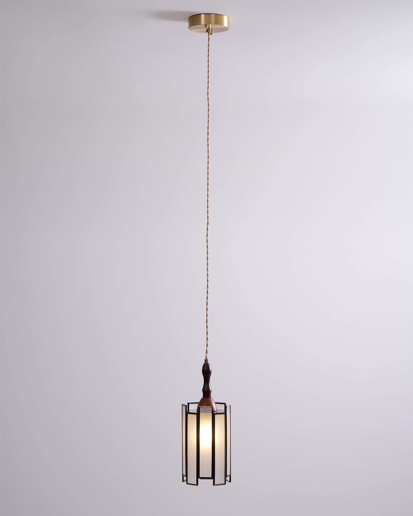 Florace Suspension Vintage en Bois et Verre - Neutralighting