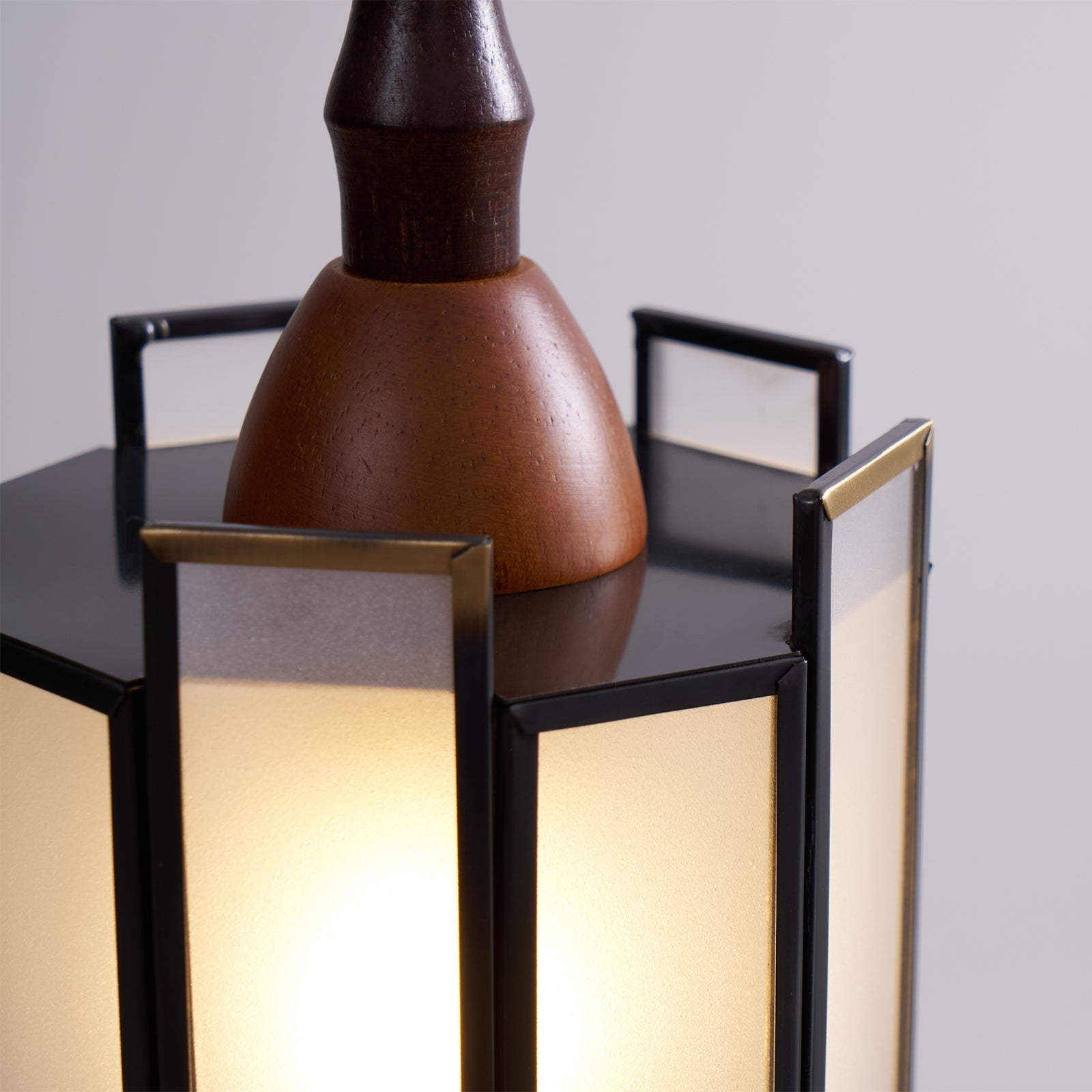 Florace Suspension Vintage en Bois et Verre - Neutralighting