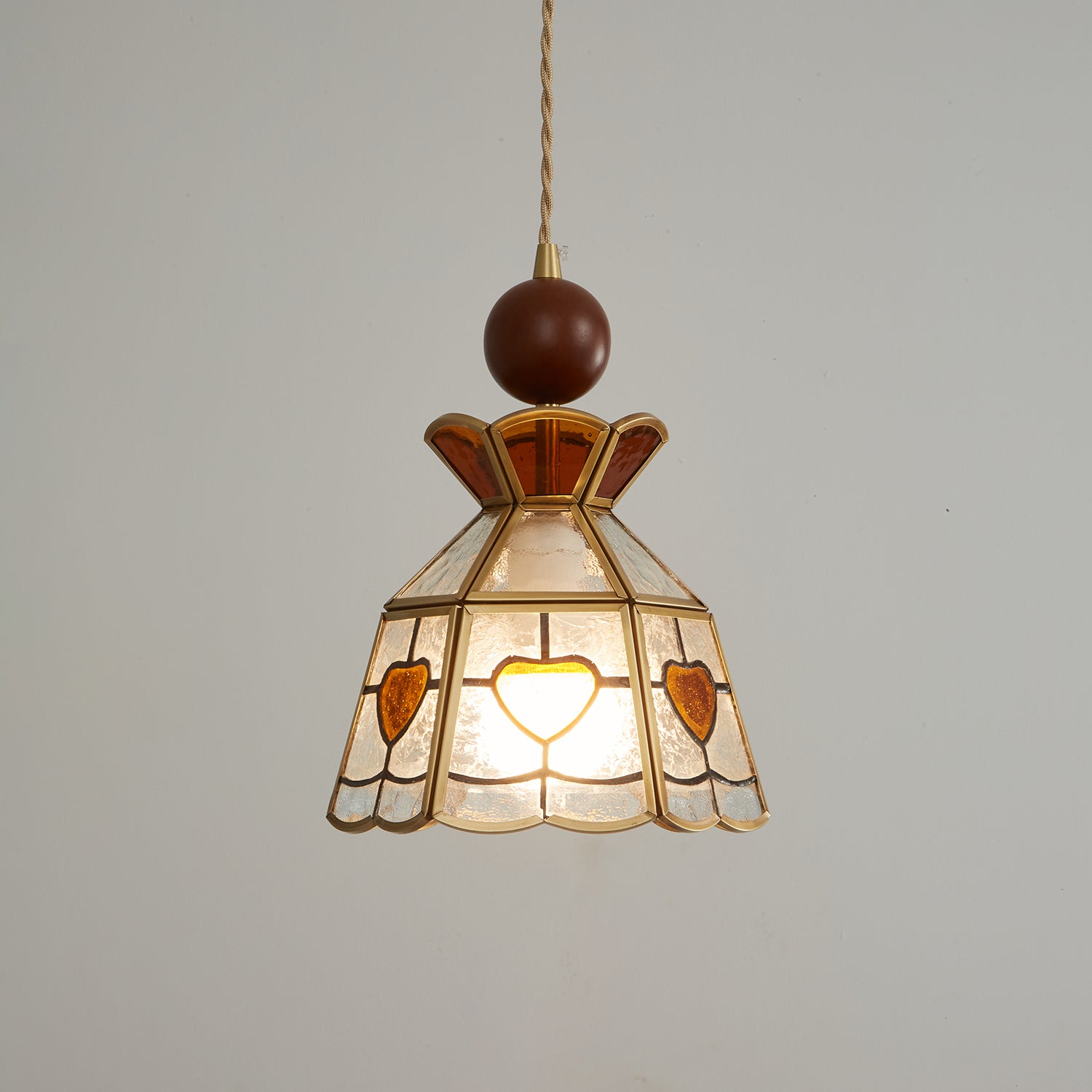 Florace Suspension Vintage en Bois et Verre - Neutralighting