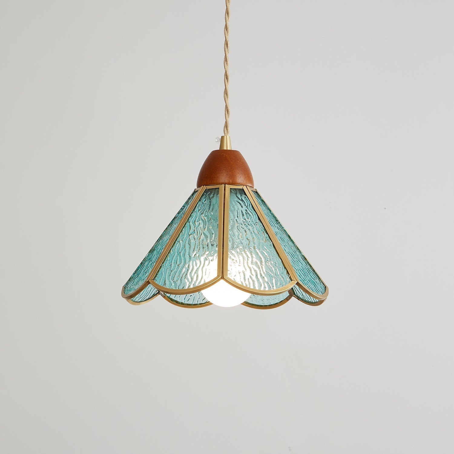 Florace Suspension Vintage en Bois et Verre - Neutralighting