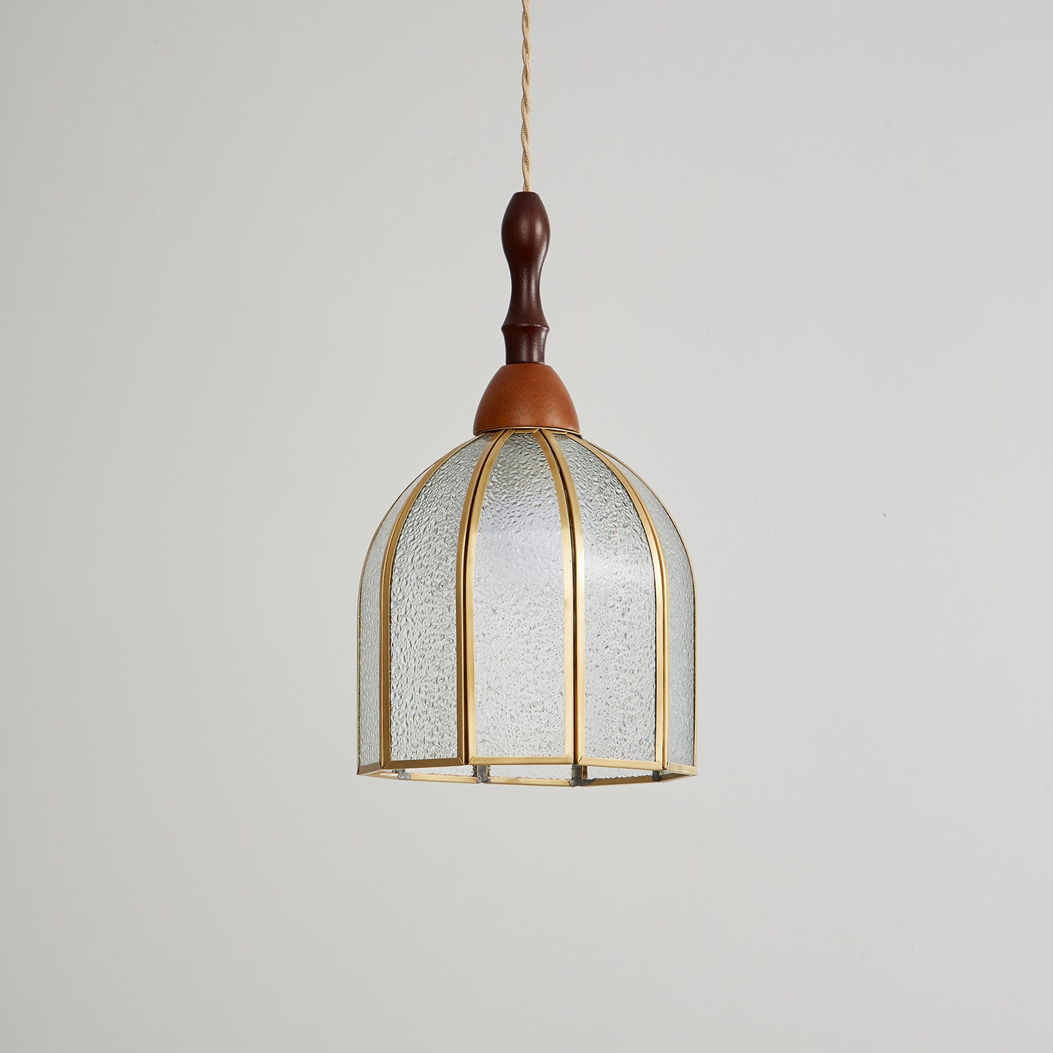 Florace Suspension Vintage en Bois et Verre - Neutralighting