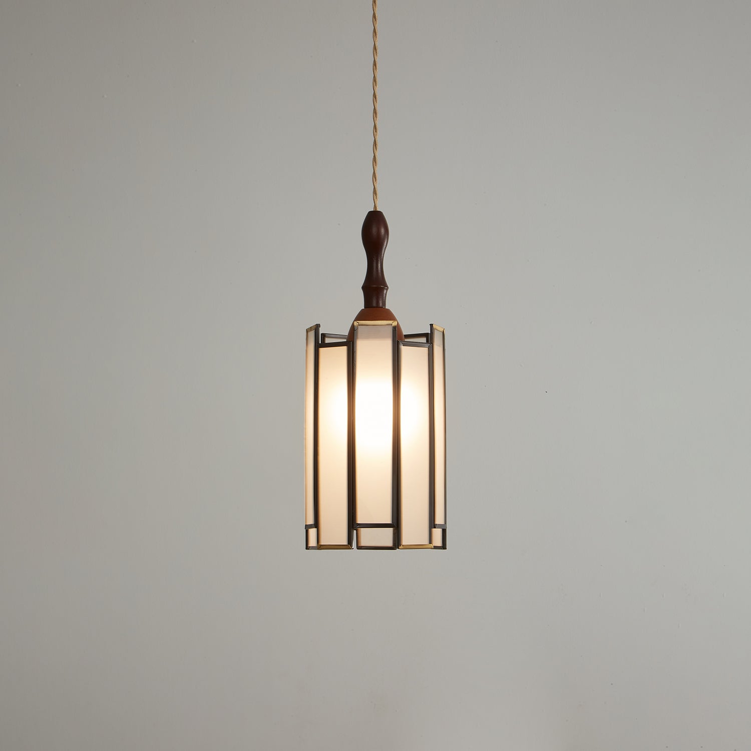 Florace Suspension Vintage en Bois et Verre - Neutralighting