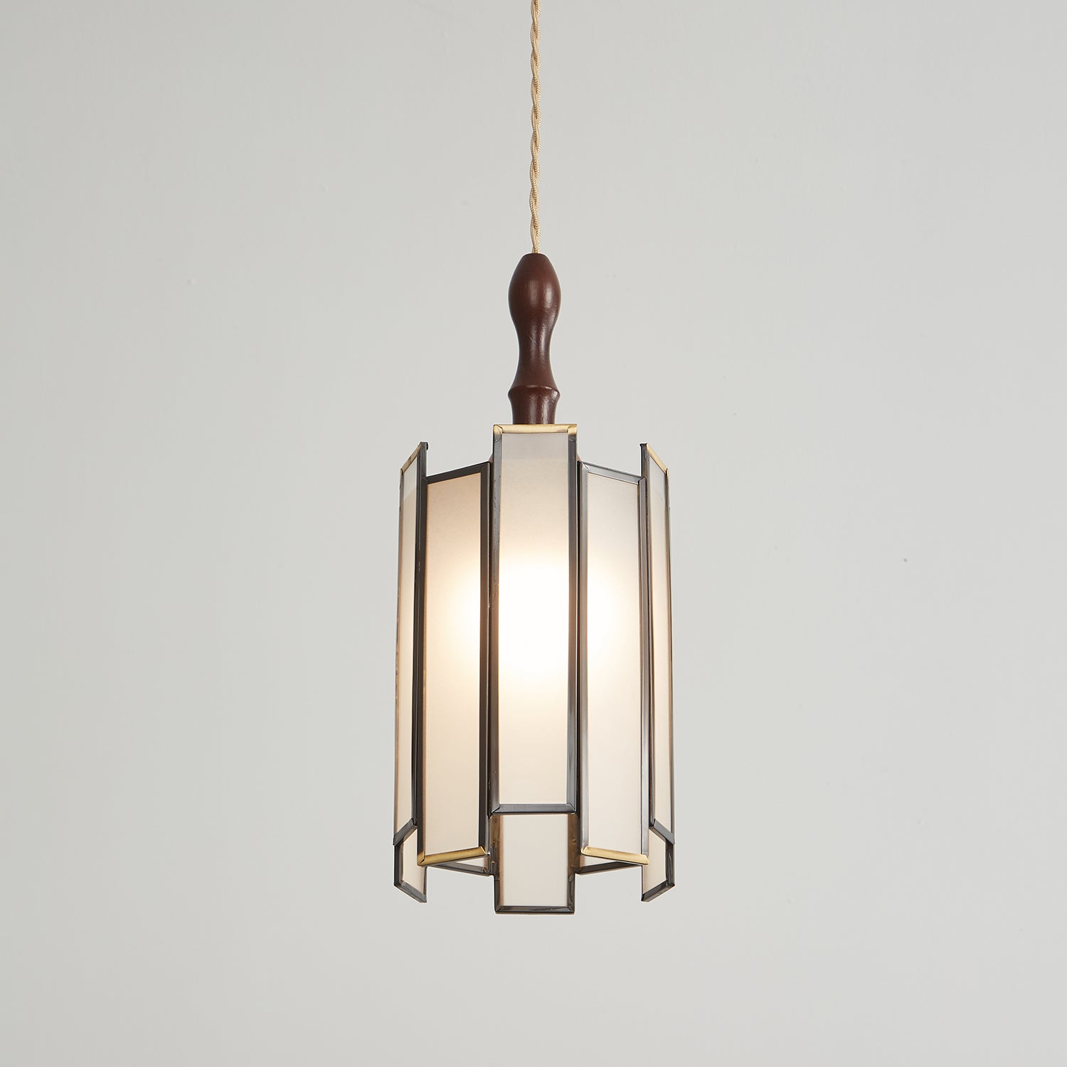 Florace Suspension Vintage en Bois et Verre - Neutralighting