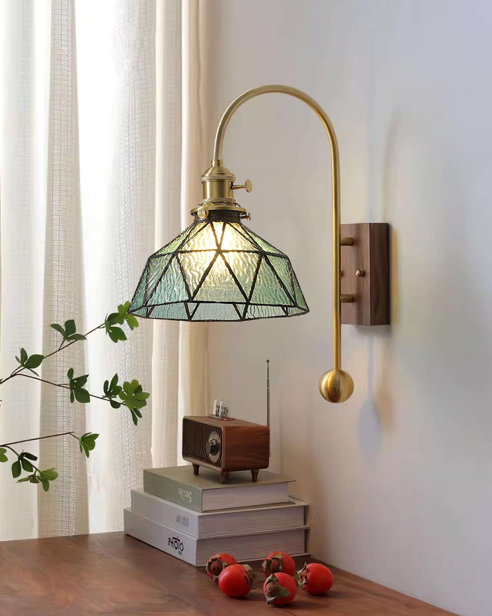 Vorelle Vintage Stained Wall Light - Letslighting