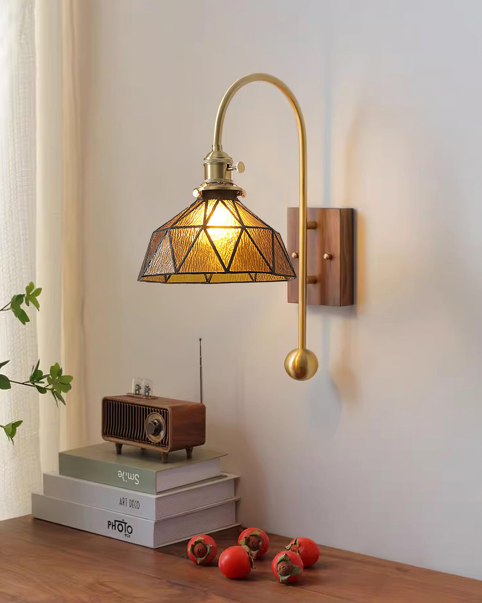 Vorelle Vintage Stained Wall Light - Letslighting