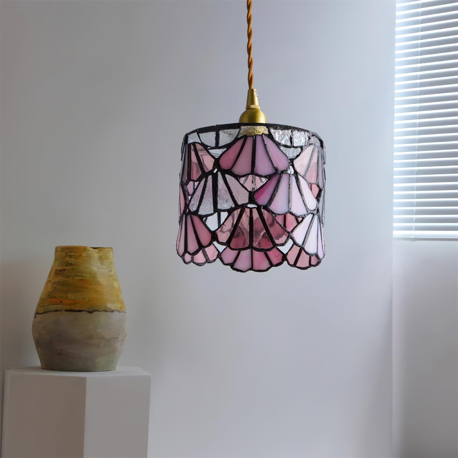 Tiffany Lampe Pendante Classique en Verre - Neutralighting