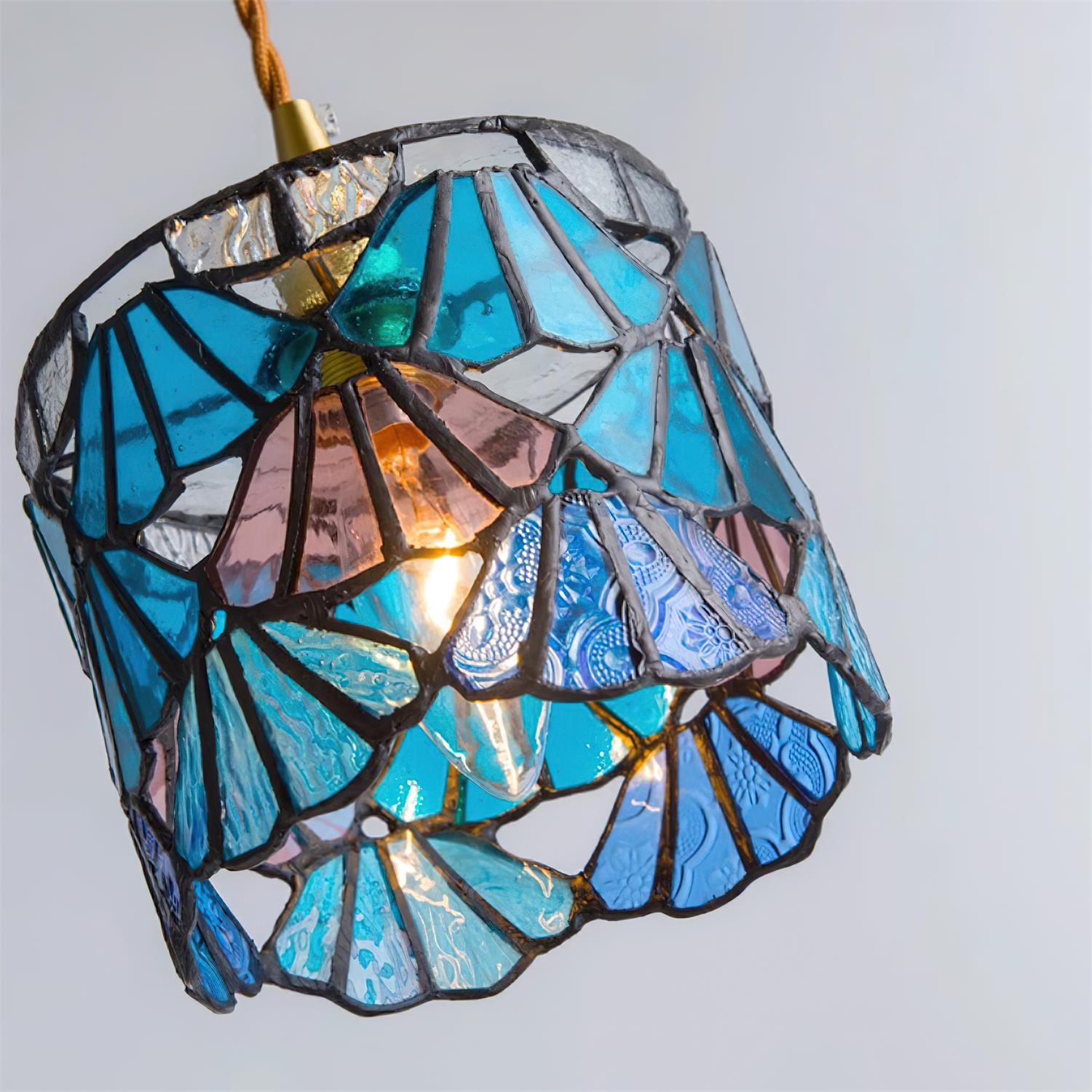 Tiffany Lampe Pendante Classique en Verre - Neutralighting