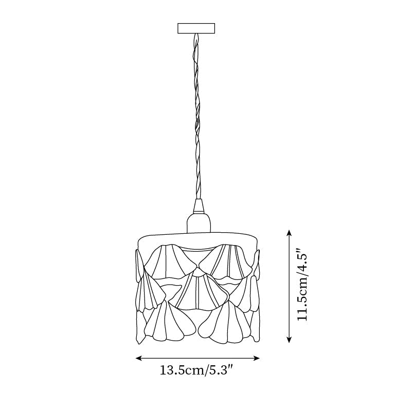 Tiffany Lampe Pendante Classique en Verre - Neutralighting