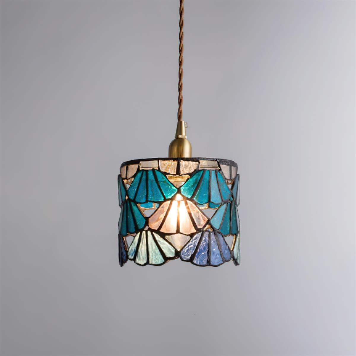 Tiffany Lampe Pendante Classique en Verre - Neutralighting