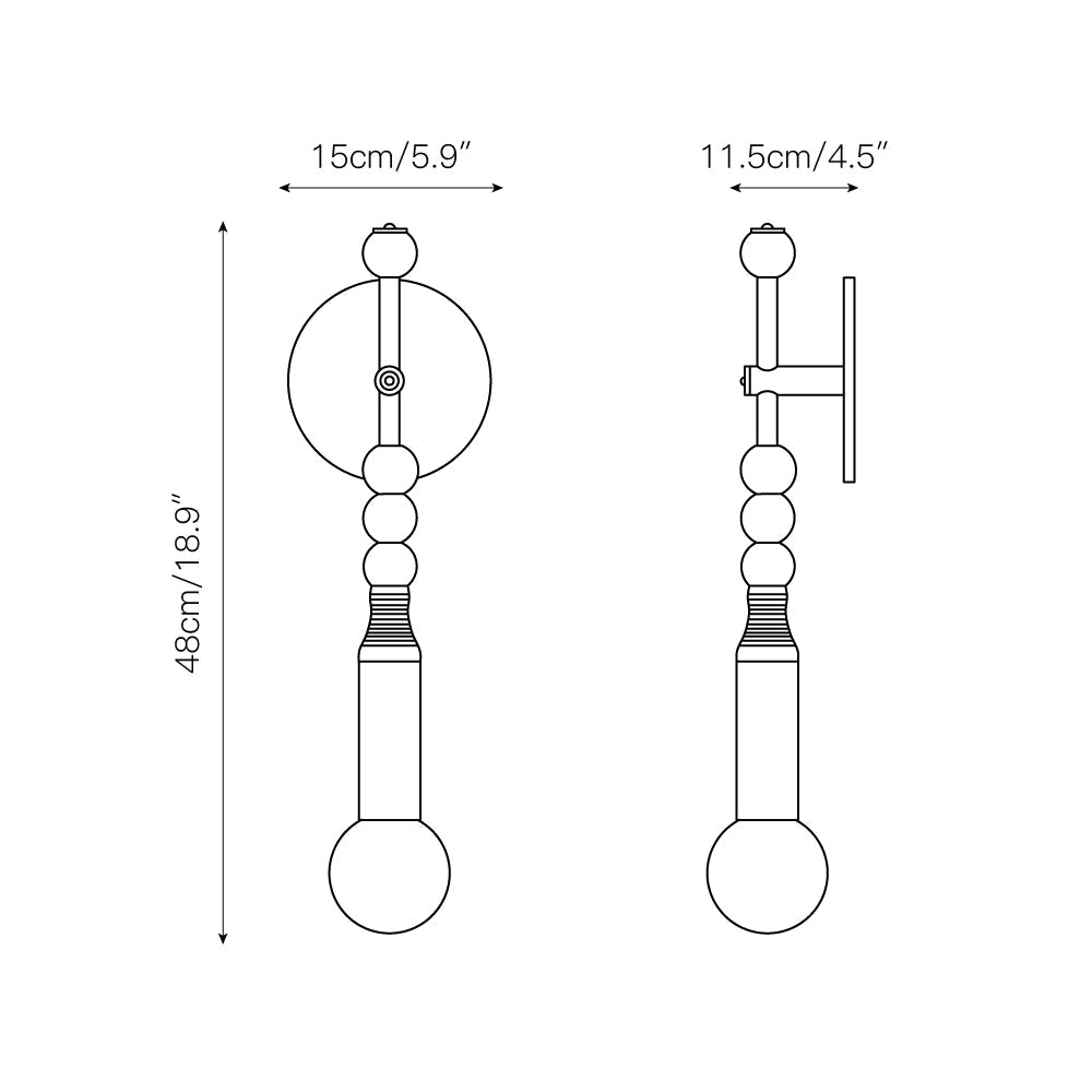 Icarira Moderne Minimaliste Marbre Applique - Neutralighting