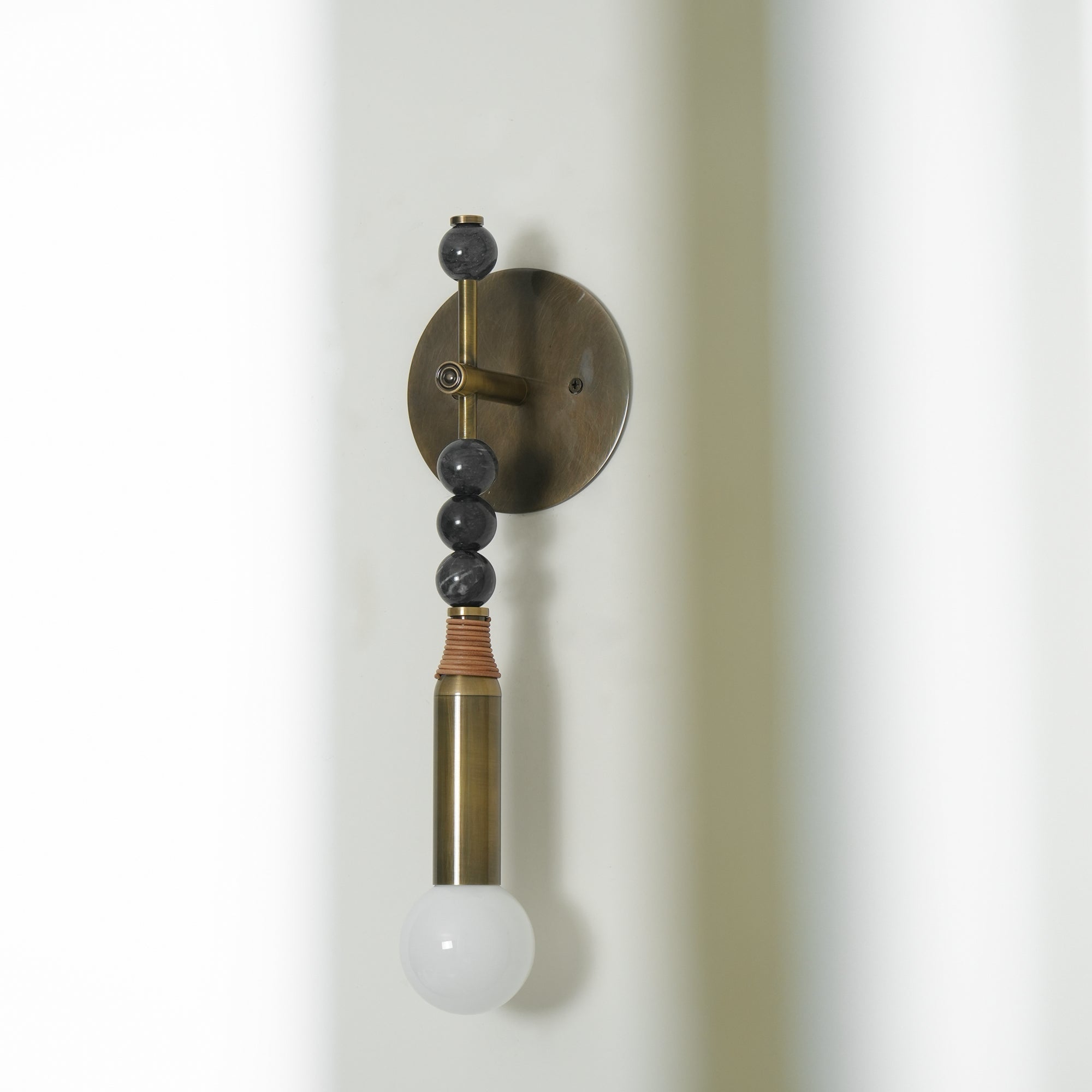 Icarira Modern Minimalist Marble Wall Lamp - Lamp Copper