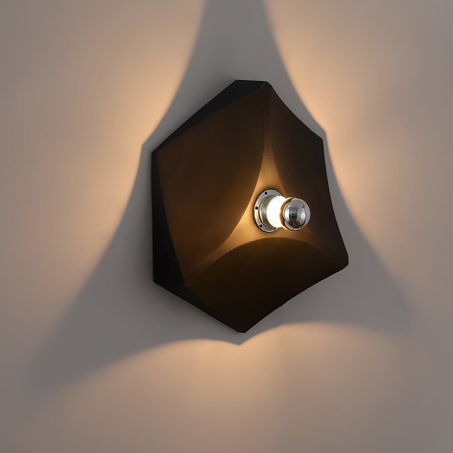 Toledo Applique Murale Cube Géométrique - Neutralighting
