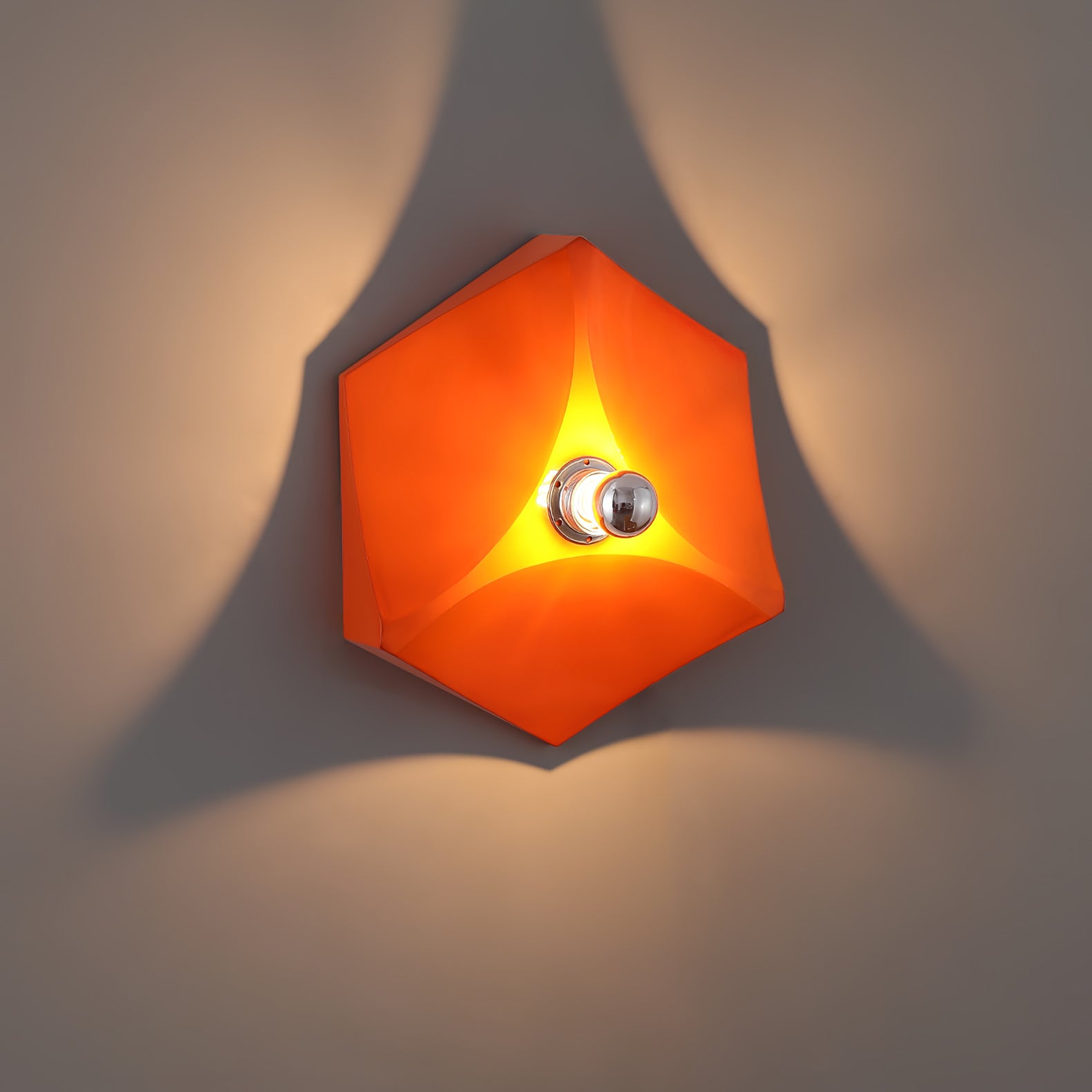 Toledo Applique Murale Cube Géométrique - Neutralighting