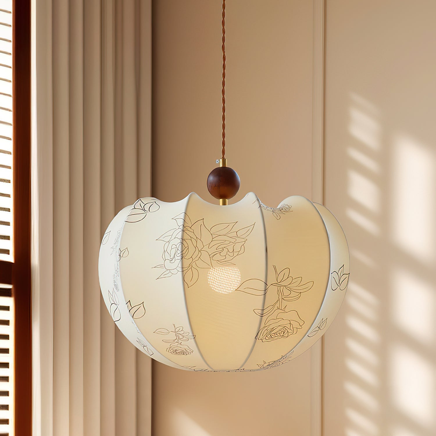 Tonio Lampe Pendante Florale Courbée Élégante - Neutralighting