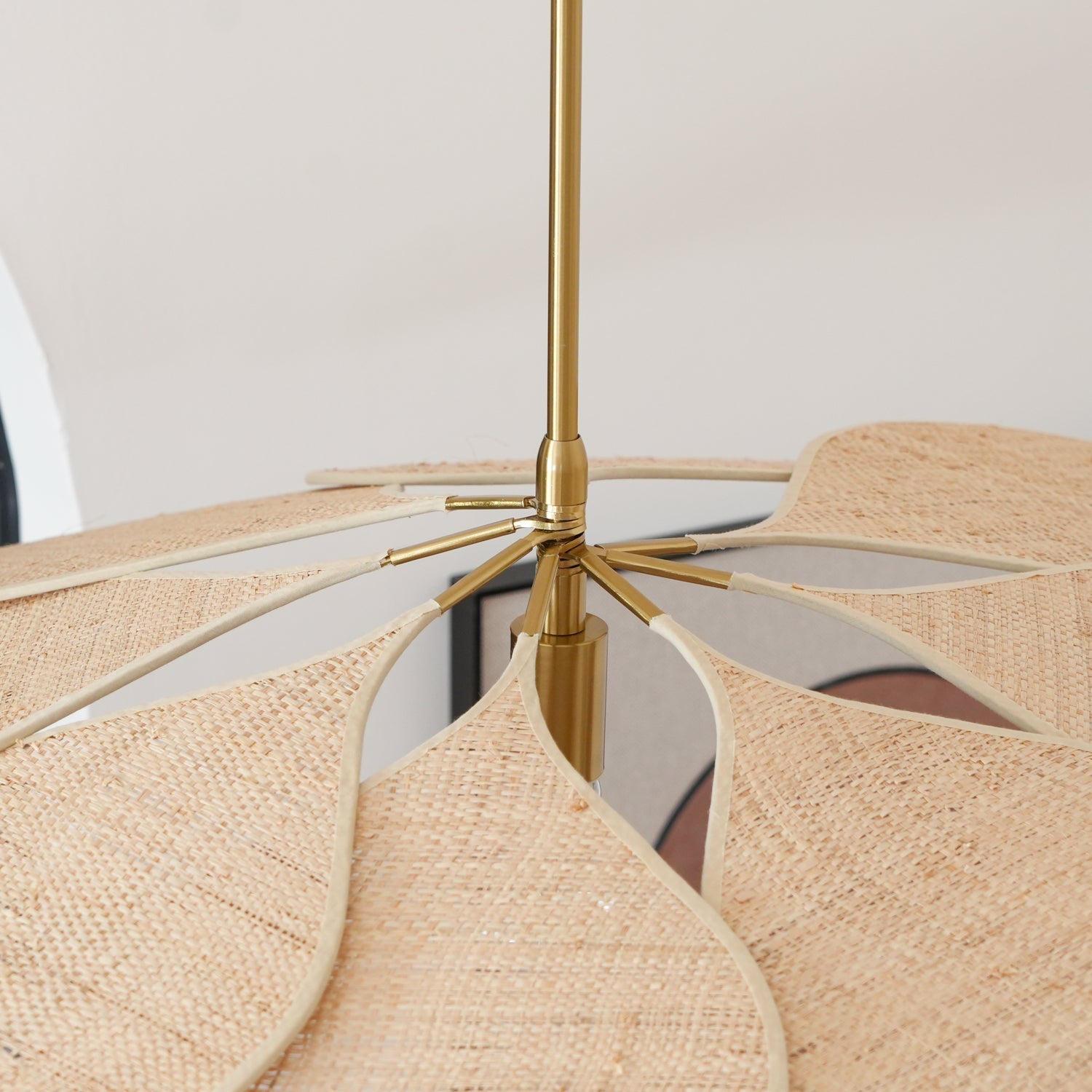 Tory Floraison Rotin Suspension - Neutralighting