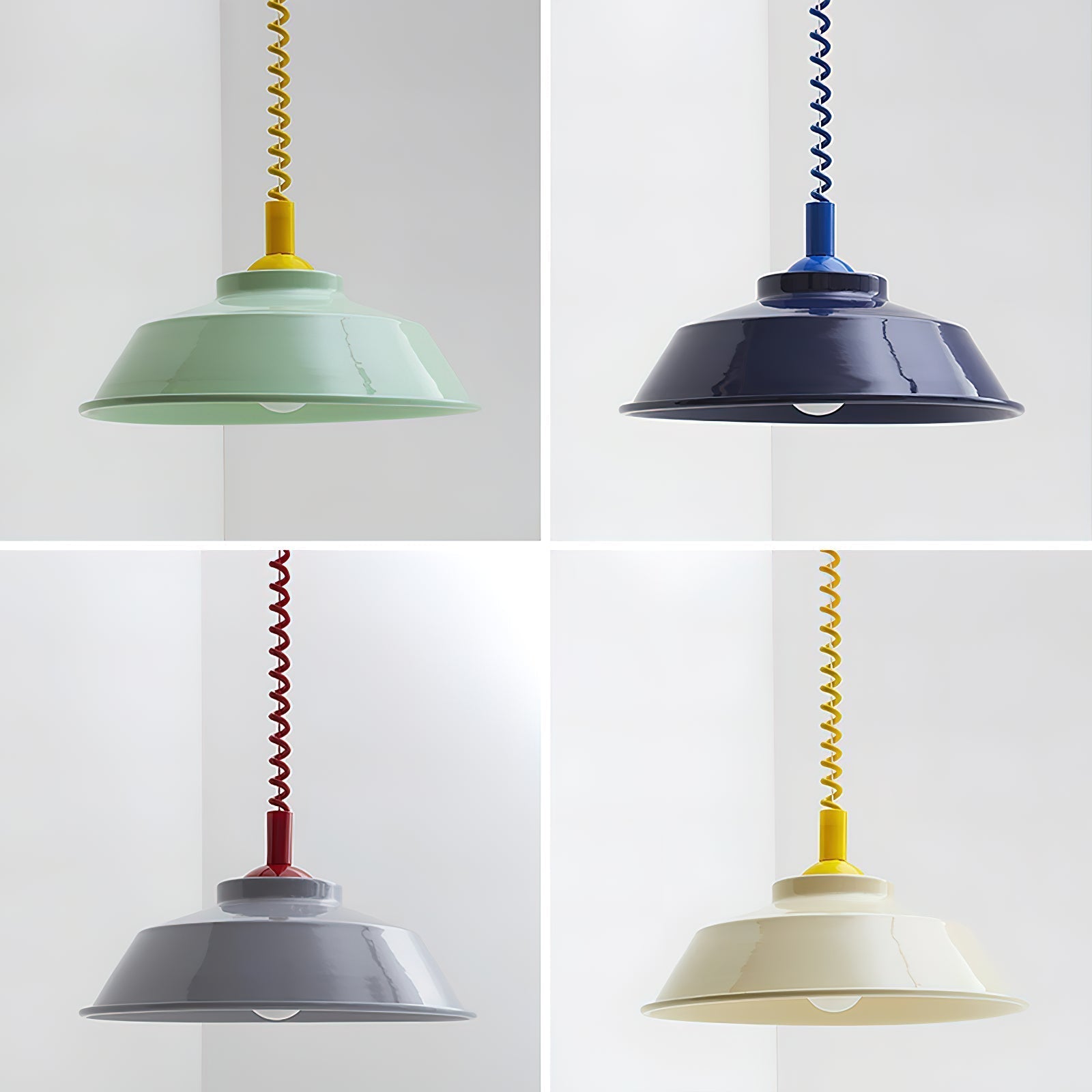 Toscot Suspension Émail Abat-jour - Neutralighting