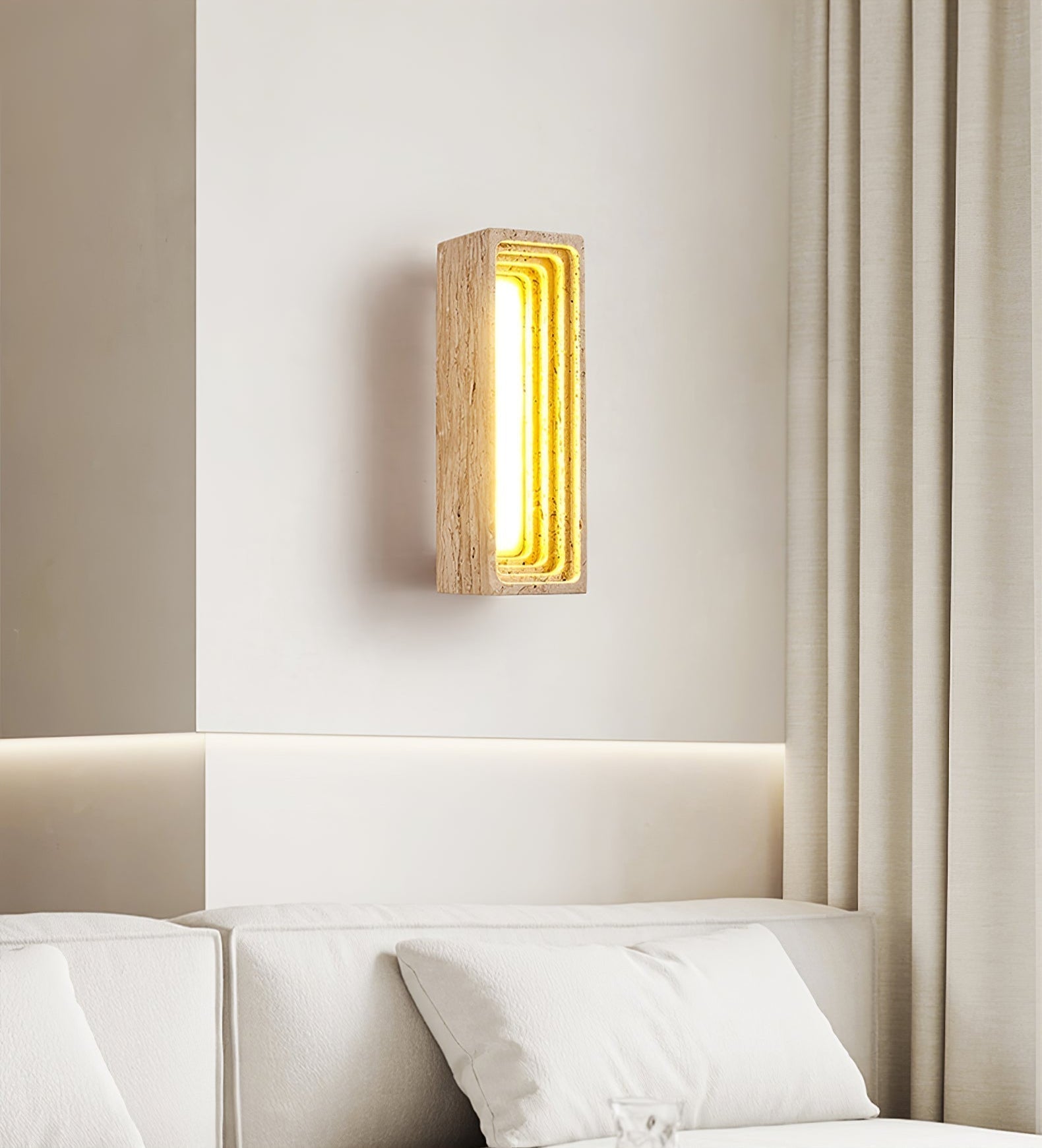 Atheila Travertine Wall Light - Letslighting