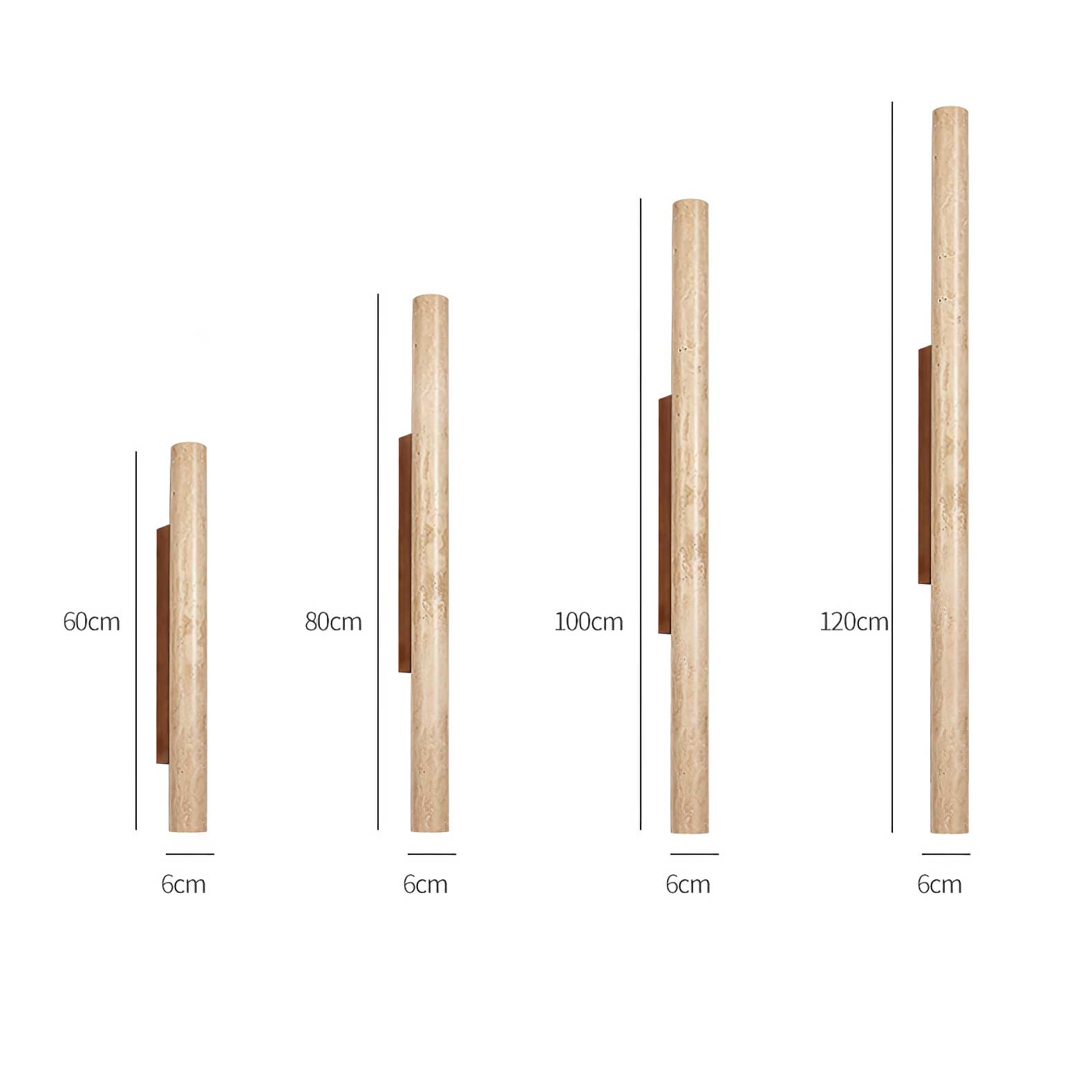 Cathais Applique Murale en Travertin Minimaliste - Neutralighting