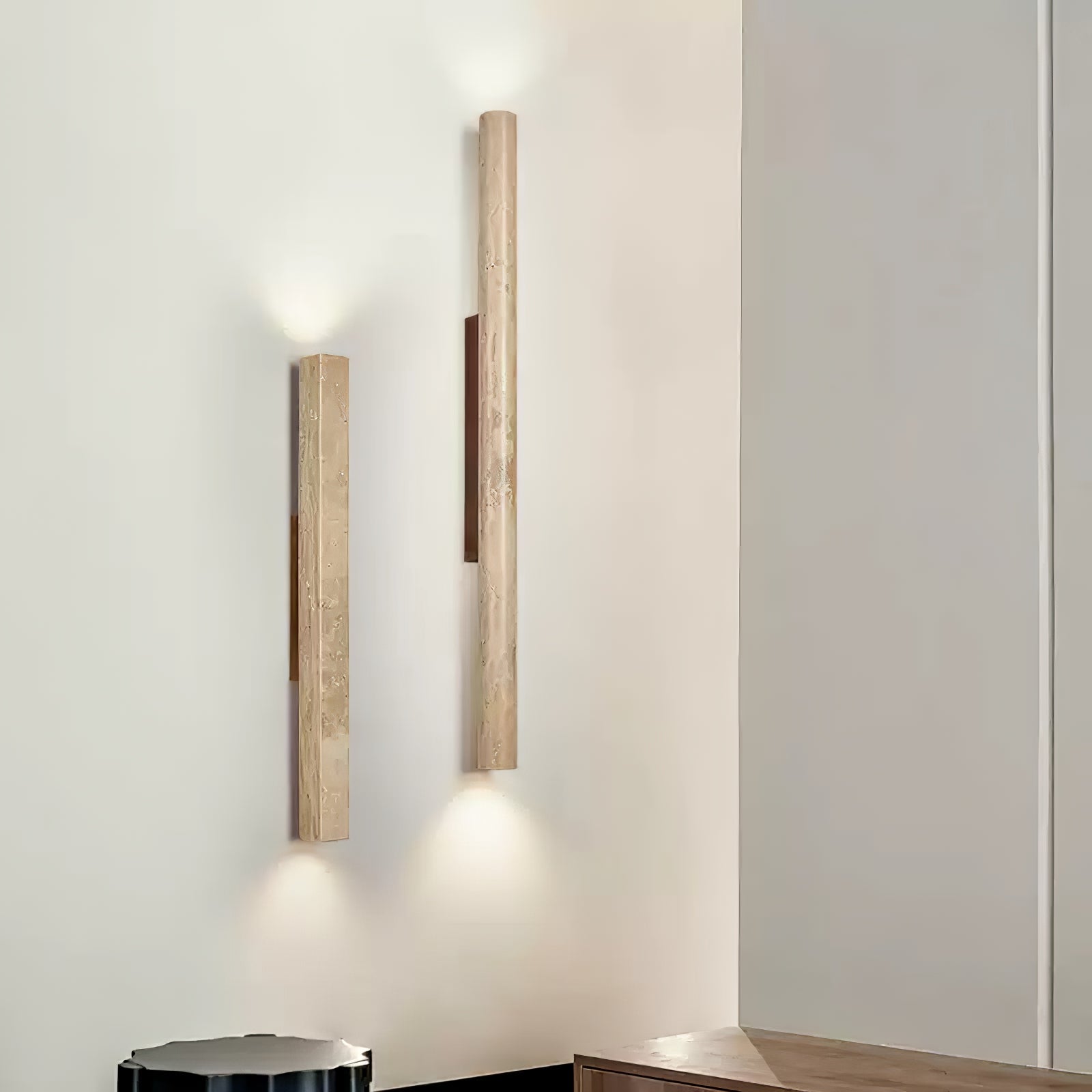 Cathais Applique Murale en Travertin Minimaliste - Neutralighting