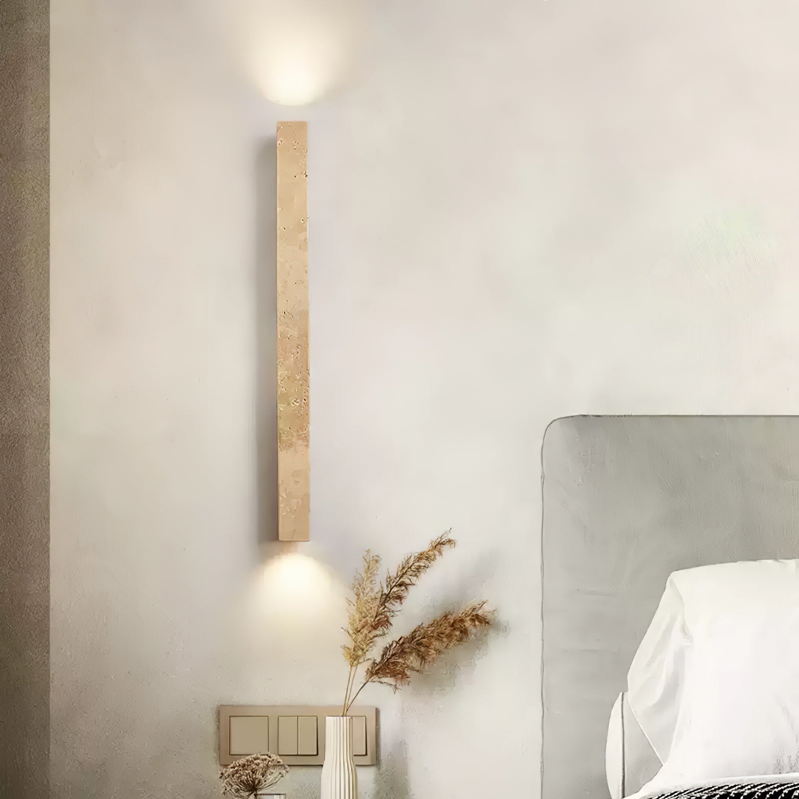 Cathais Applique Murale en Travertin Minimaliste - Neutralighting