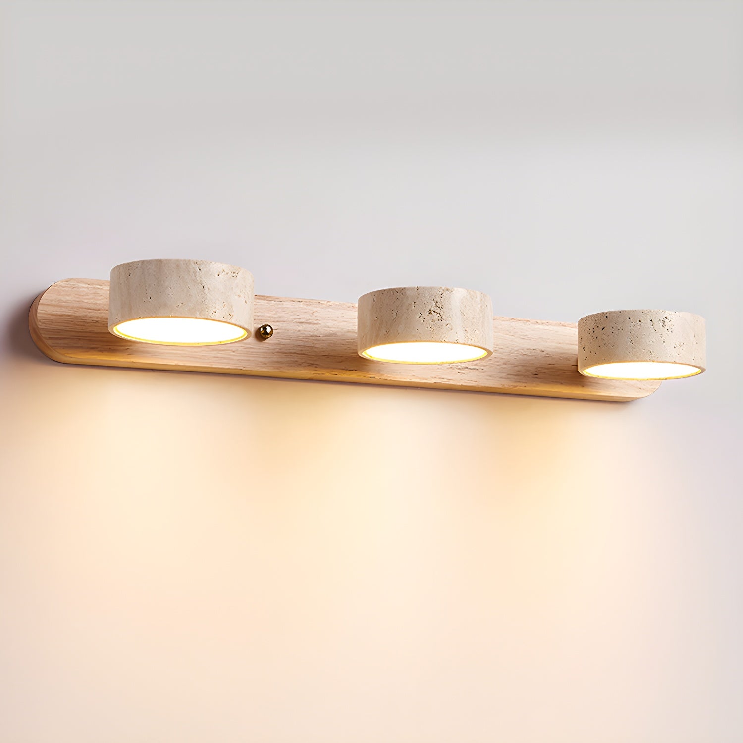Voloreth Applique Murale Minimaliste en Travertin - Neutralighting