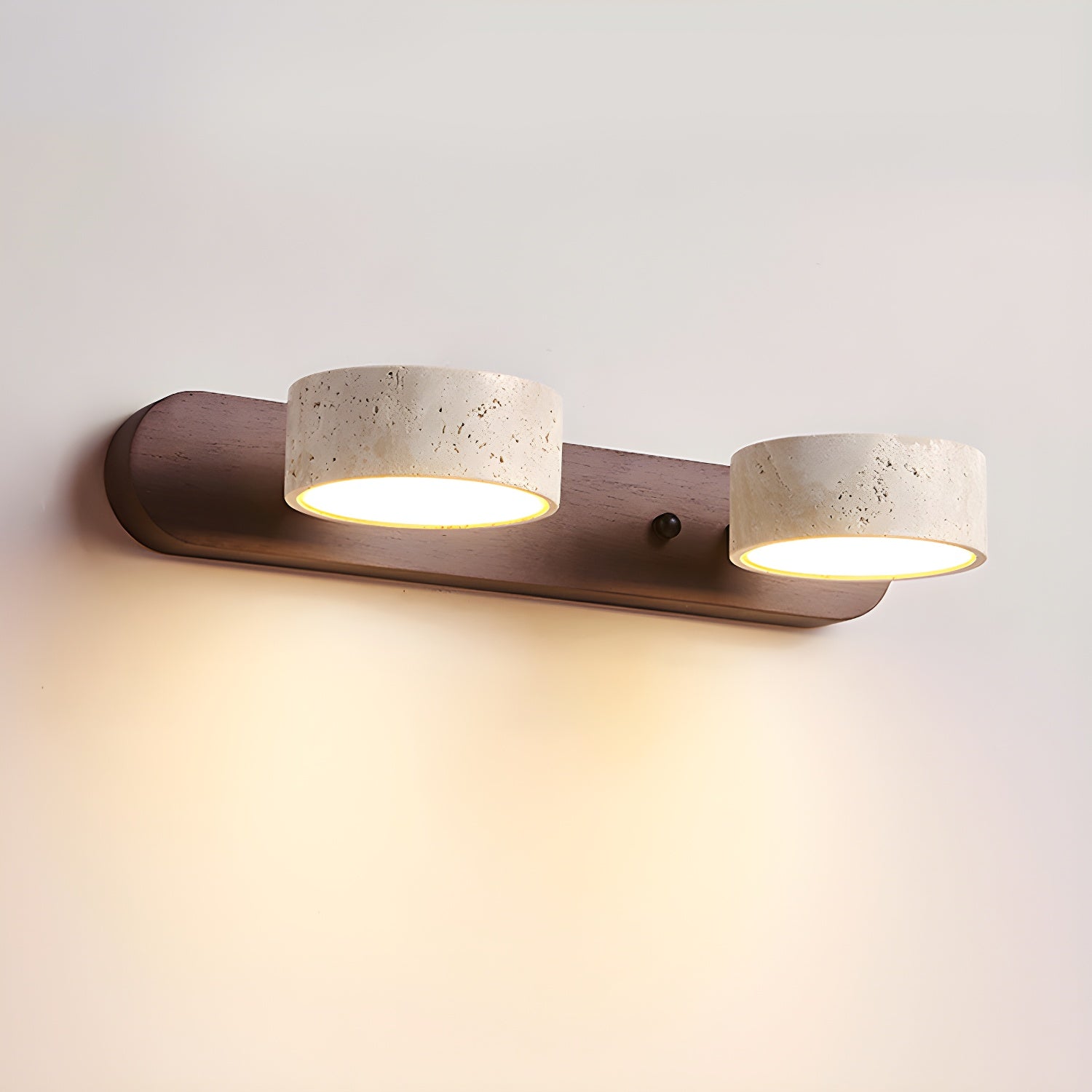 Voloreth Applique Murale Minimaliste en Travertin - Neutralighting