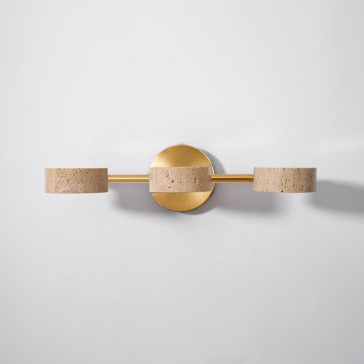 Ceshair Applique Murale Multi Tête en Travertin Lumière de Coiffeuse - Neutralighting