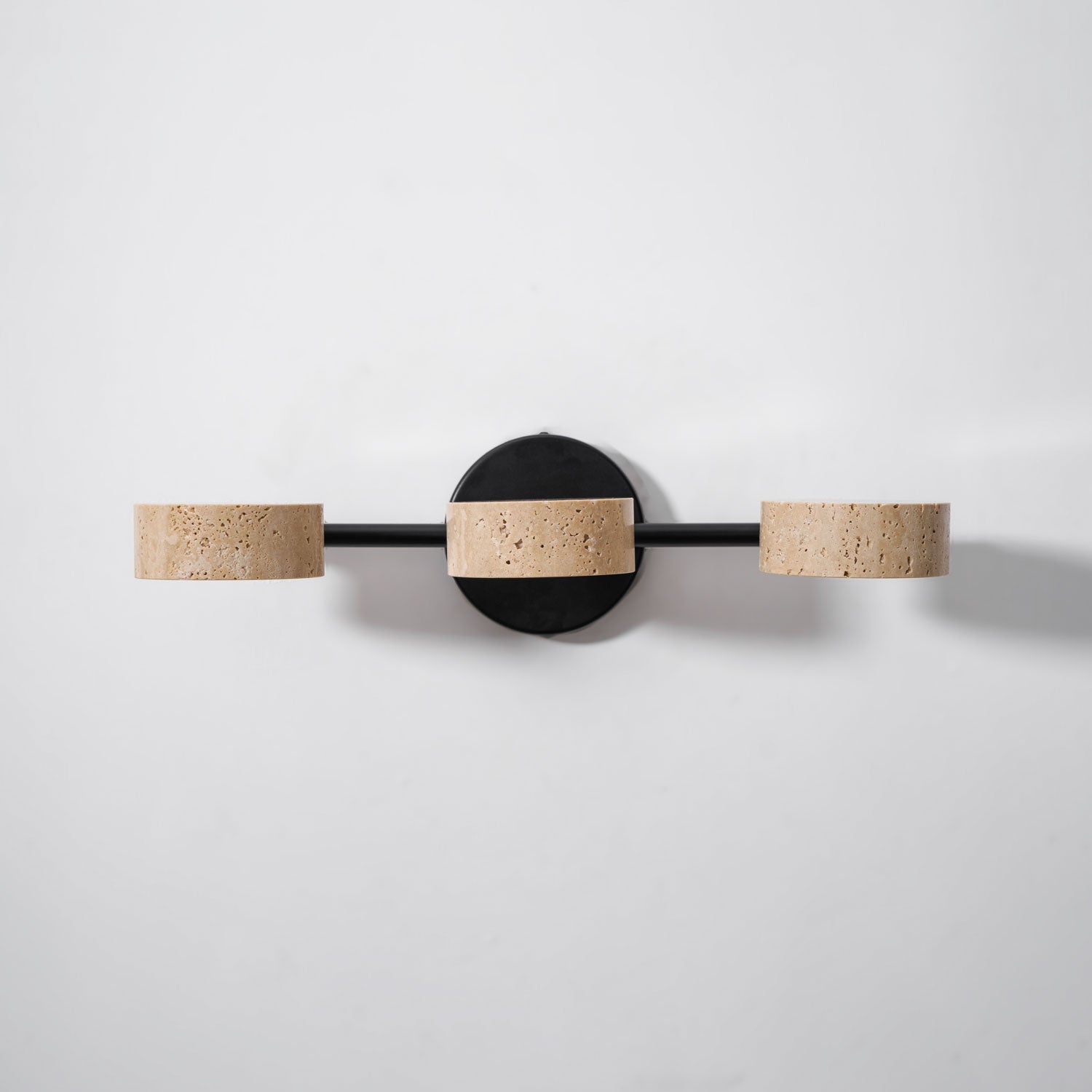 Ceshair Applique Murale Multi Tête en Travertin Lumière de Coiffeuse - Neutralighting