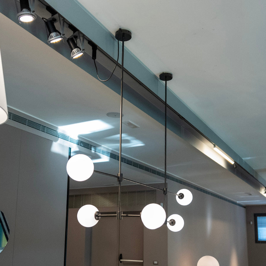 Uvinus Modern Minimalist Multi Glass Chandelier - Lamp Copper