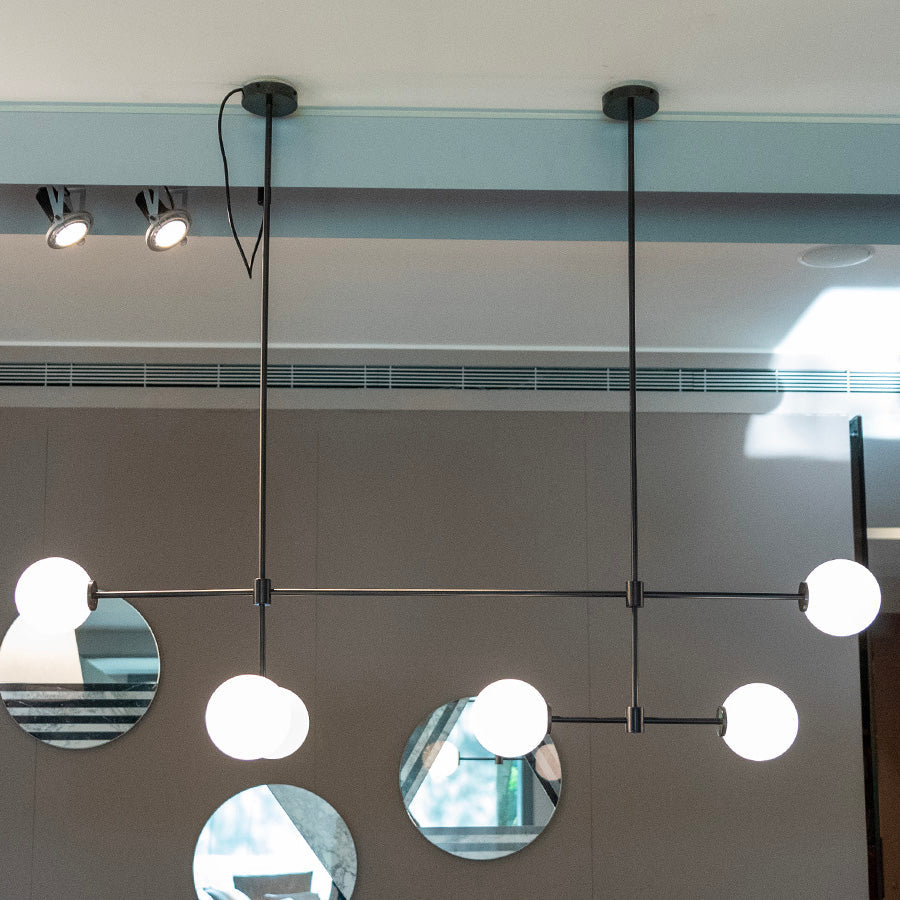 Uvinus Modern Minimalist Multi Glass Chandelier - Lamp Copper