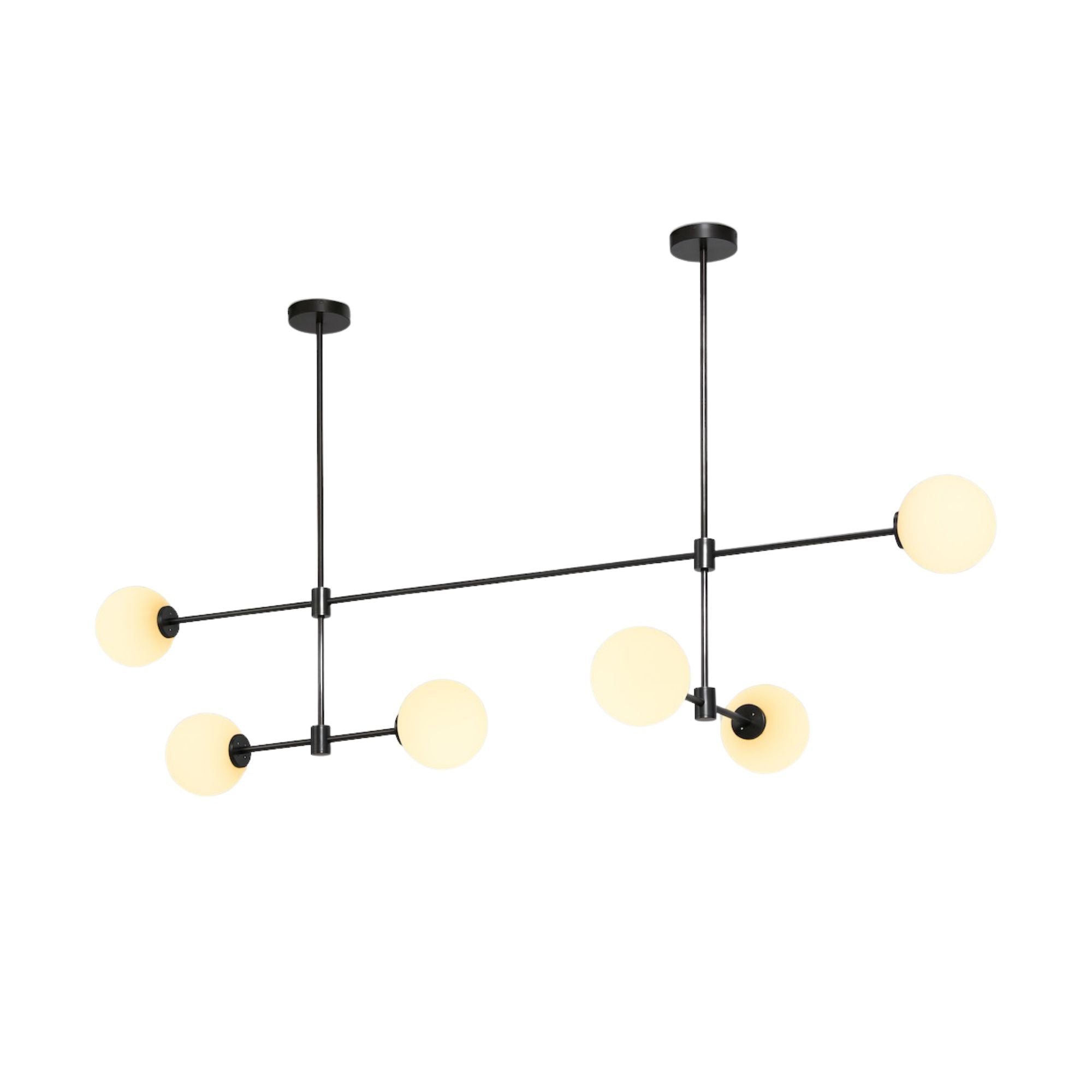 Uvinus Modern Minimalist Multi Glass Chandelier - Lamp Copper