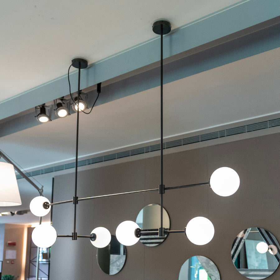 Uvinus Modern Minimalist Multi Glass Chandelier - Lamp Copper