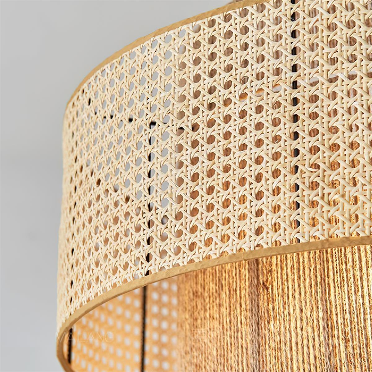 Triela Suspension Stratifié Rotin - Neutralighting